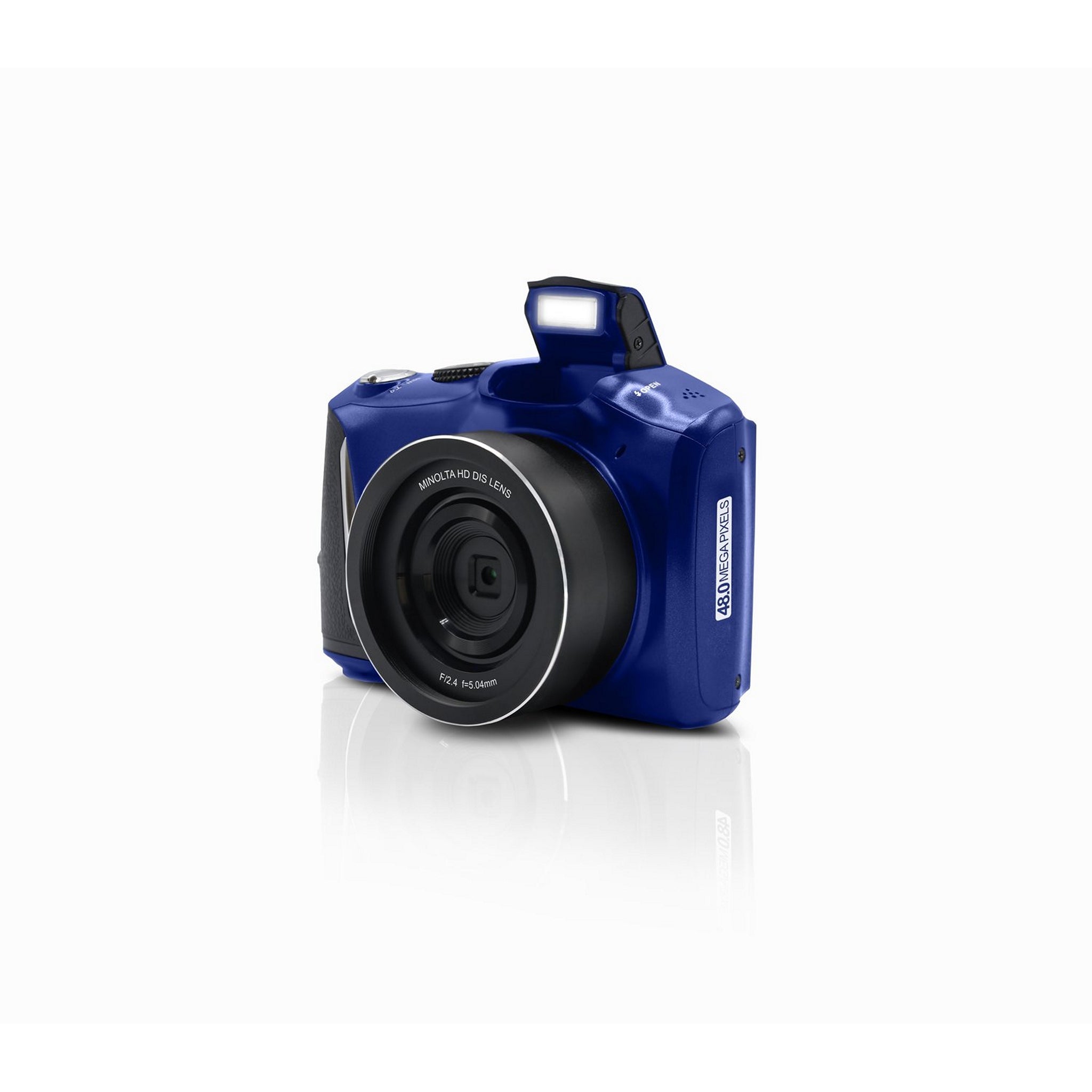 Blue Minolta MND50 48 Megapixel 4K Ultra High-Definition Digital Point-and-Shoot Camera