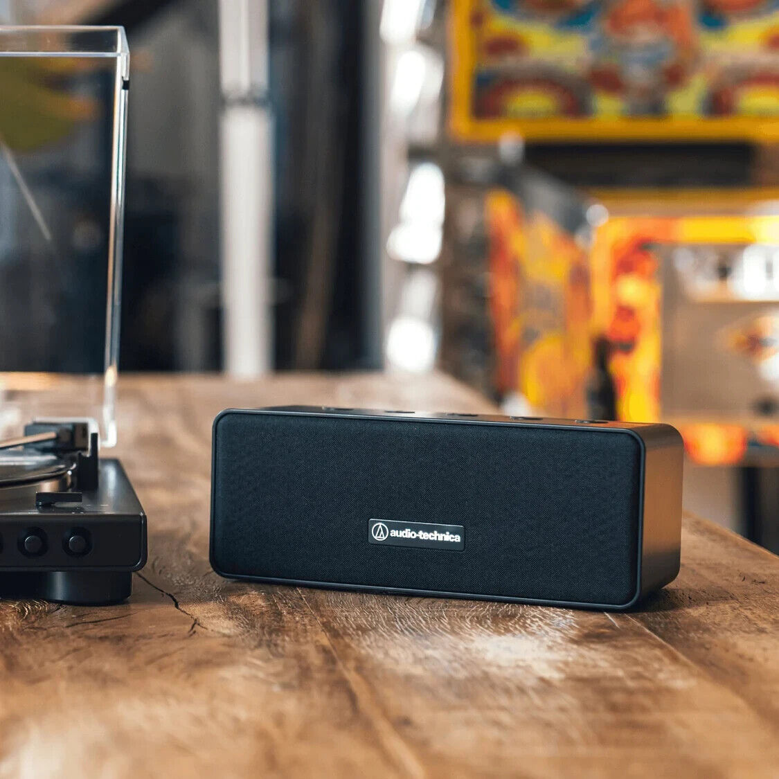 Portable and Stylish Audio-Technica ATH-ATSP65XBT Bluetooth Wireless Speaker for High-Quality Audio Playback