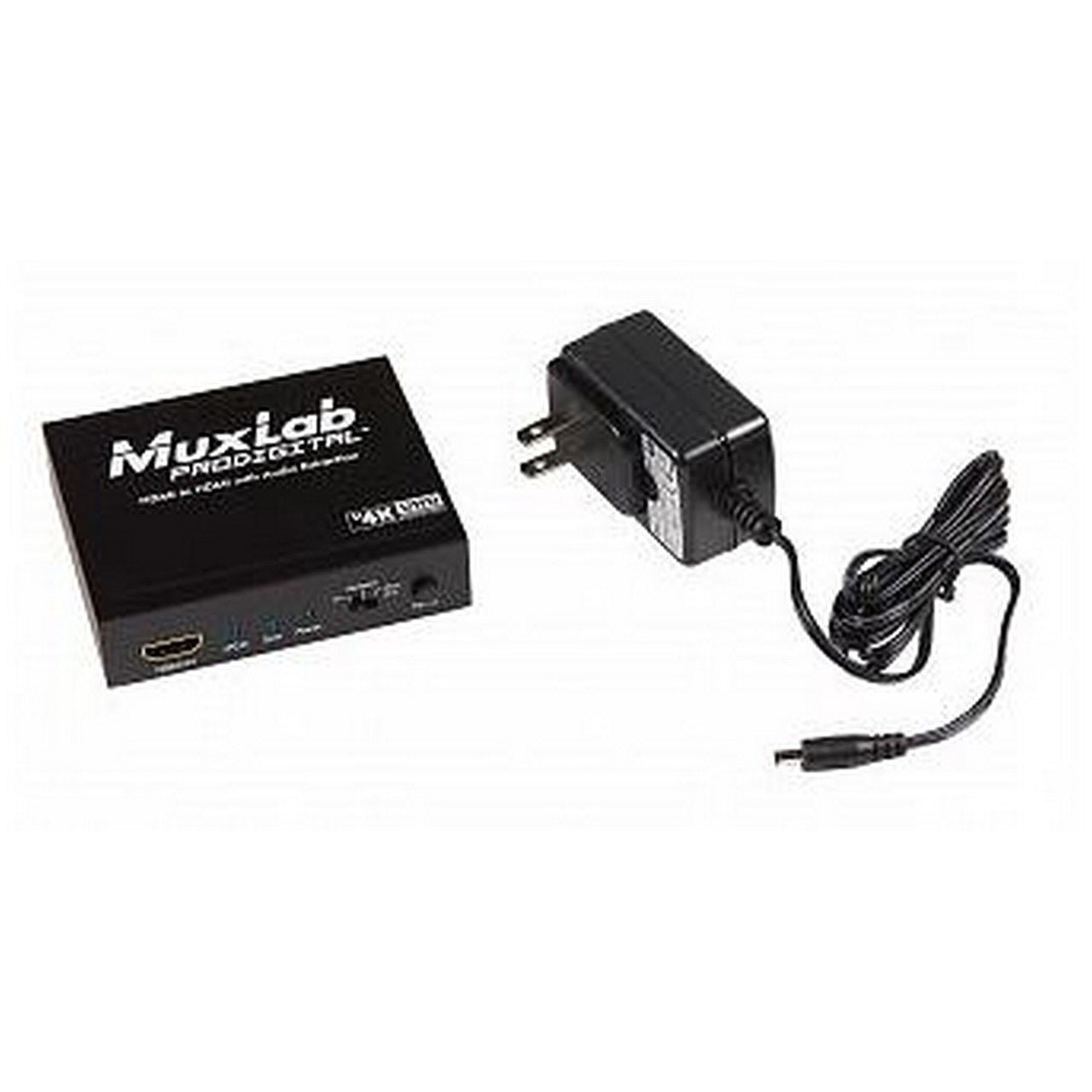 MuxLab 500431 4K UHD HDMI Repeater with Audio Extraction Feature