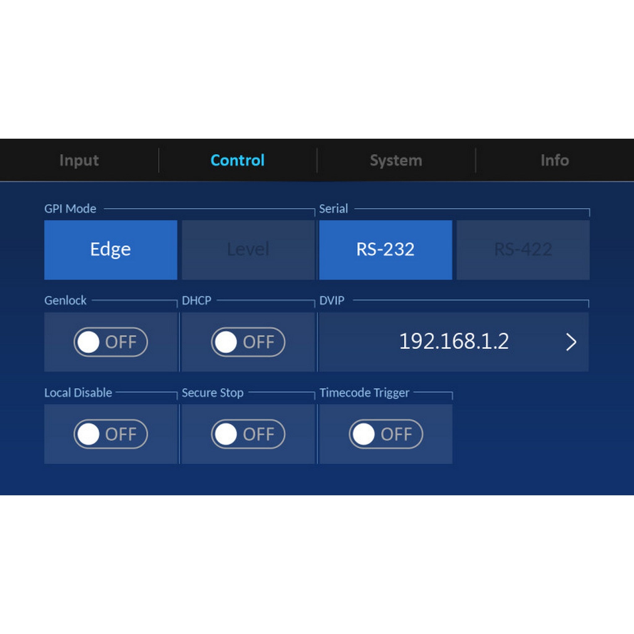 Datavideo HDR-90 Professional Rackmountable 1U ProRes 4K Video Recording Device for Broadcast and Cinematic Productions