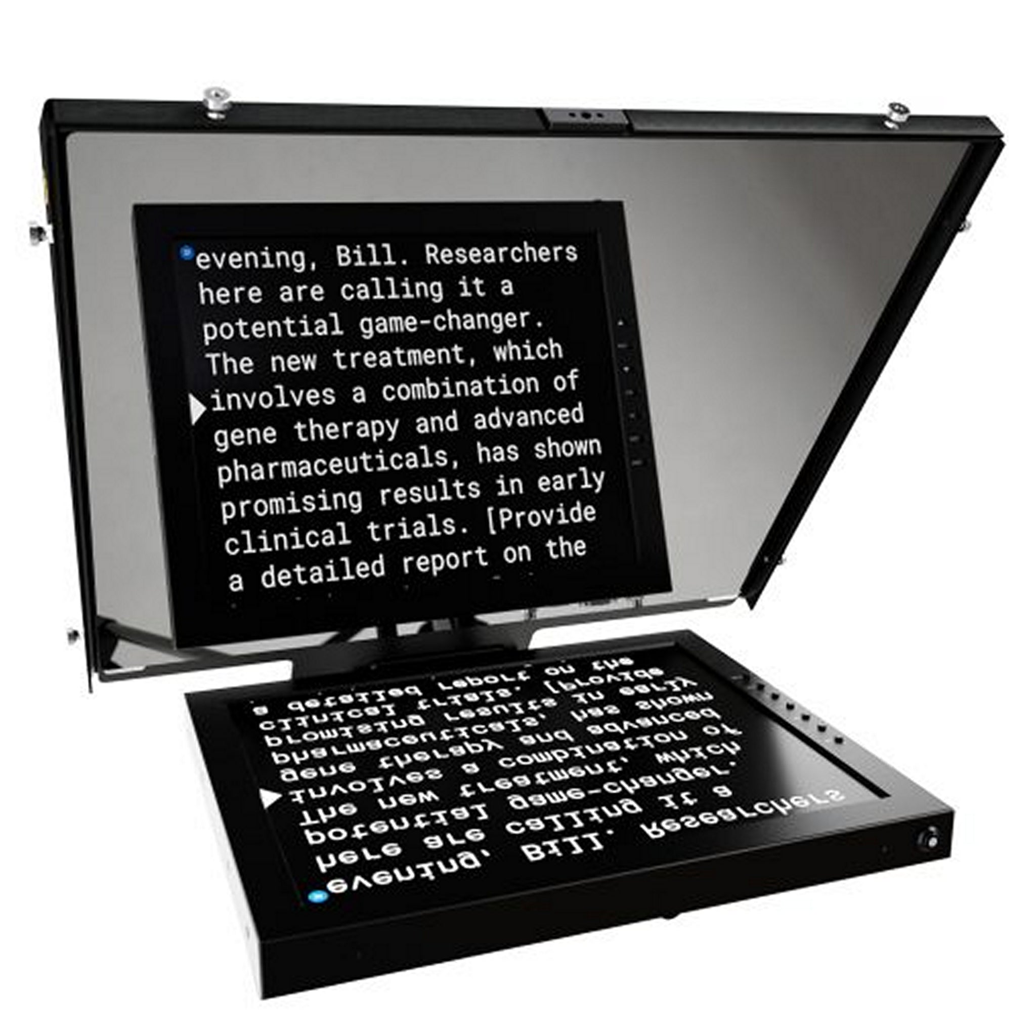 15-inch SDI Professional Teleprompter Tripod Dolly Travel Kit PT4500S-TK-V3