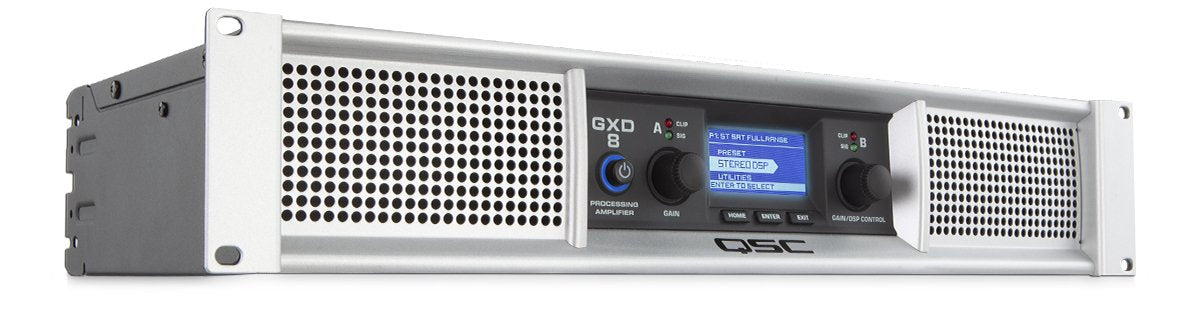 High - Power QSC GXD8 4500 Watts Professional Power Amplifier