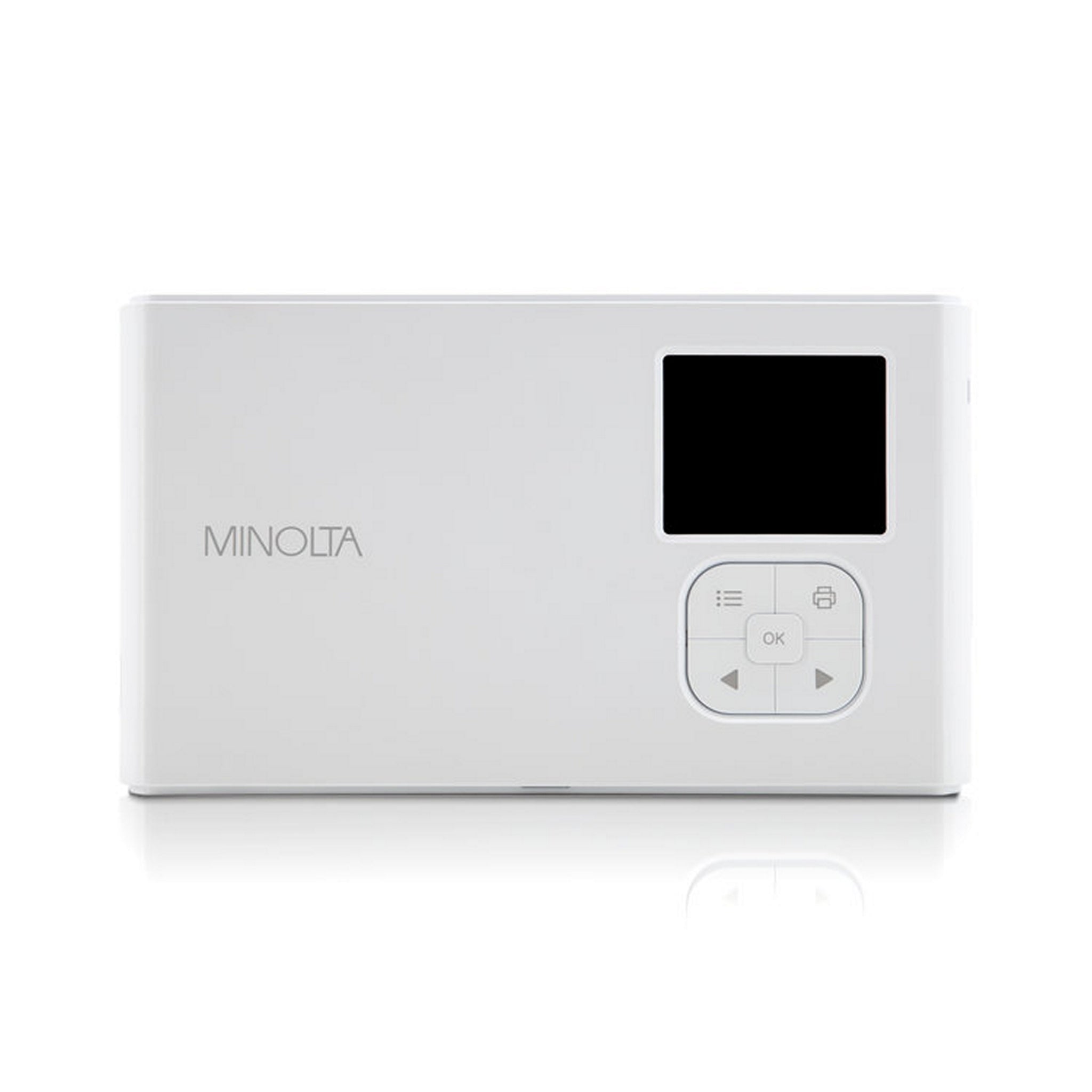 Purple Minolta Digital Camera with Instant Print Feature