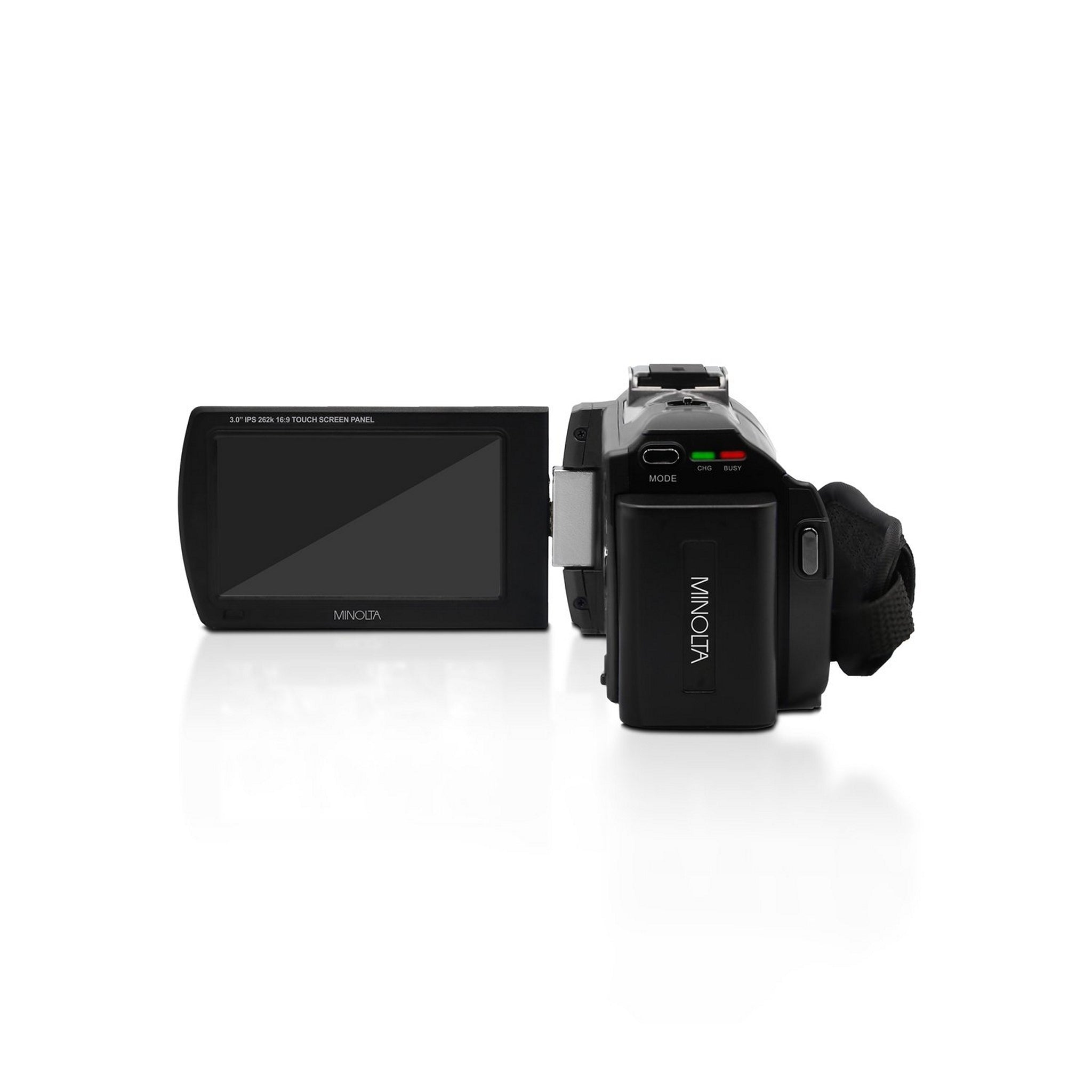 Minolta MN2K50NV Black 2.7K Ultra High Definition 48 Megapixel Night Vision Video Recording Camcorder