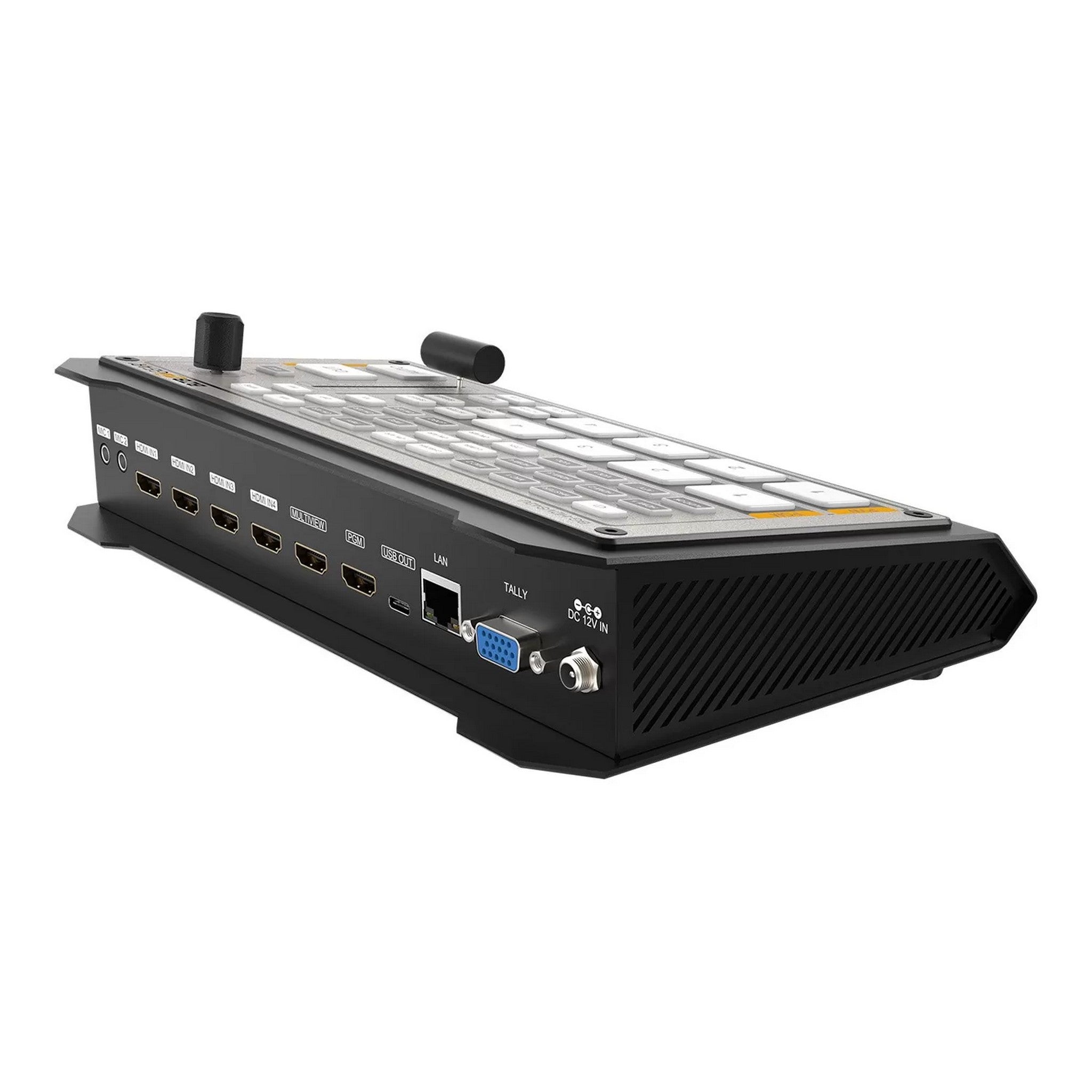 BZBGEAR BG-HDVS42U 4-Channel HDMI Professional Live Streaming Video and Audio Mixer Switcher for Enhanced Production