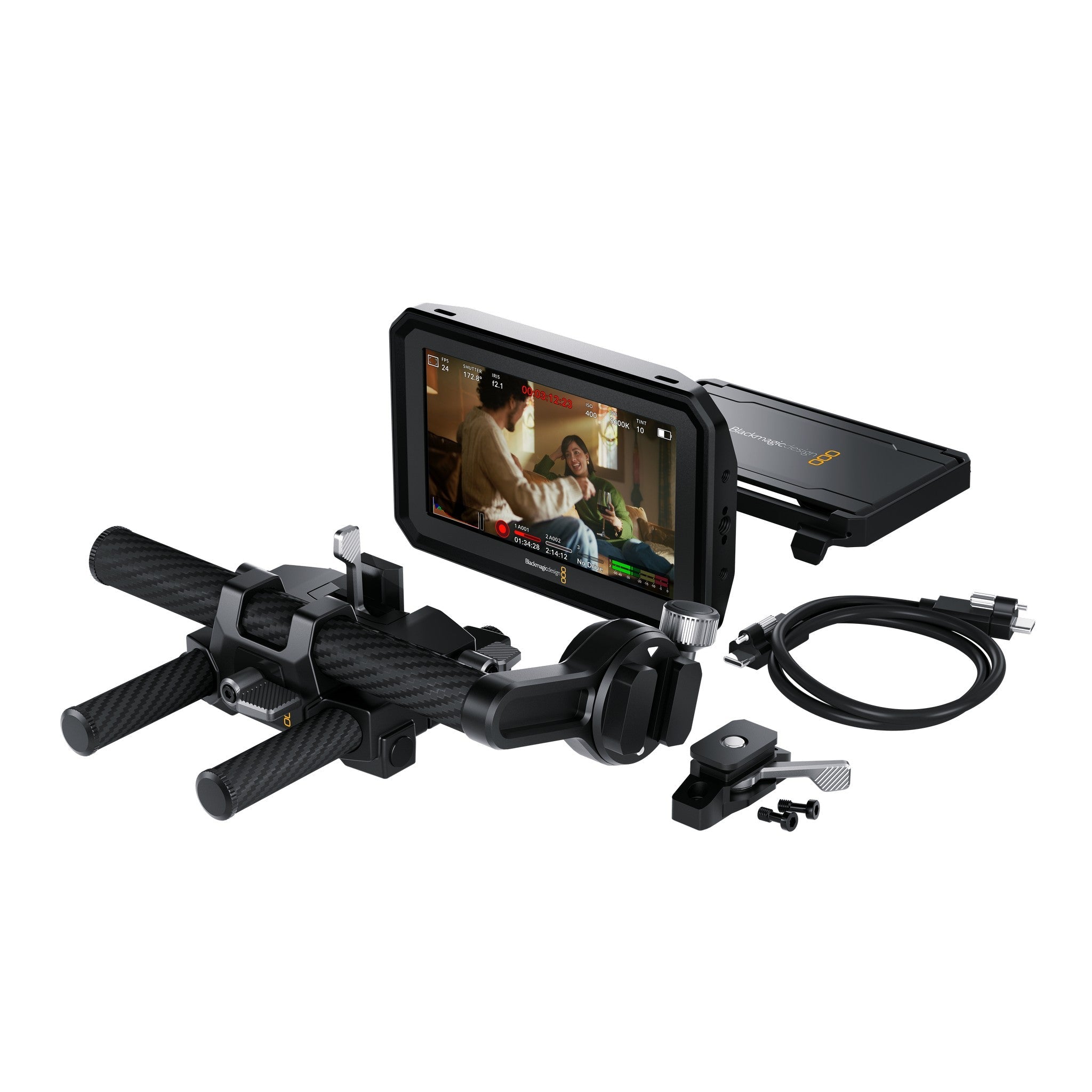 Professional Blackmagic Design PYXIS Monitor and Electronic Viewfinder (EVF) Kit for PYXIS and URSA Cine Cameras