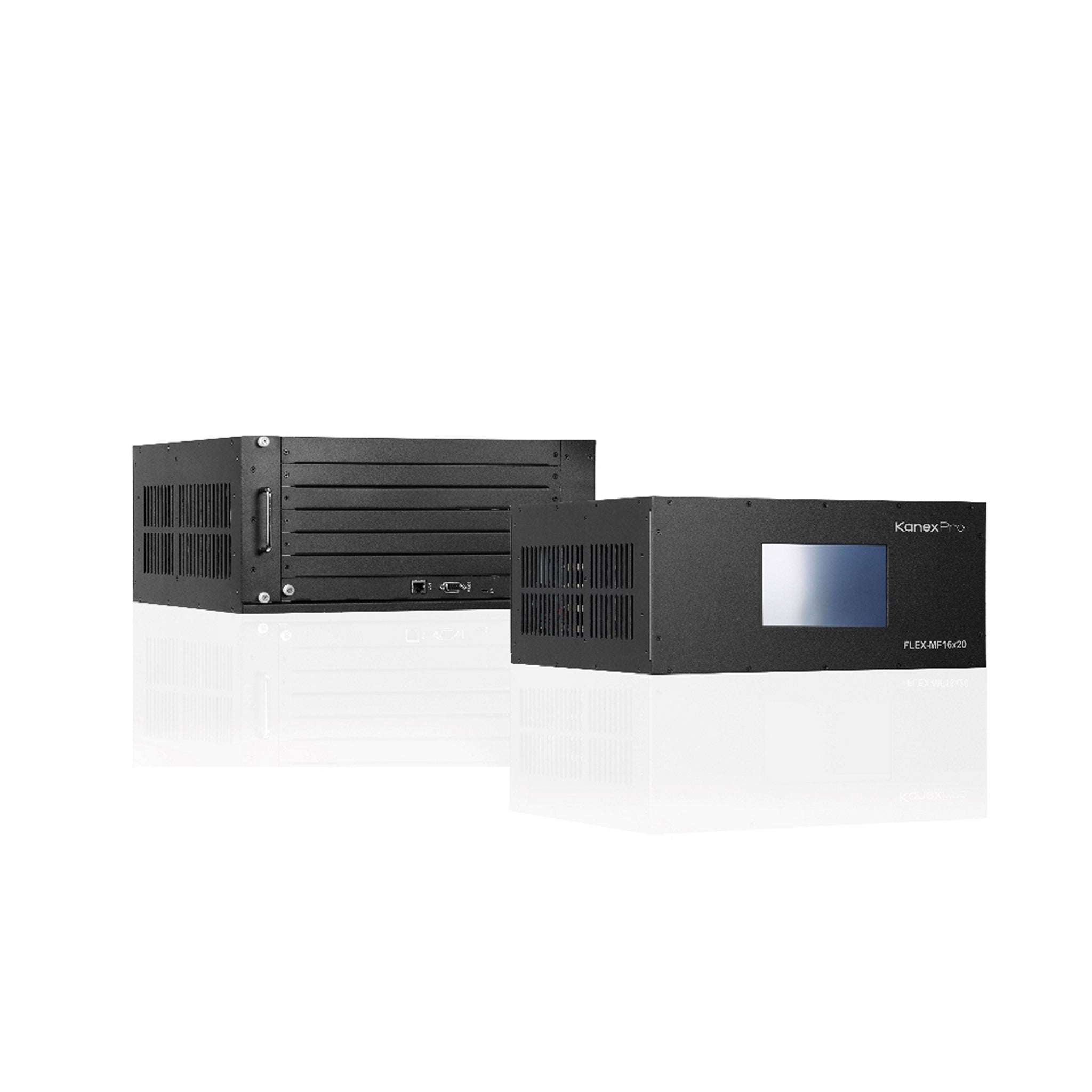 KanexPro FLEX-MF16X20 4K 60Hz UHD Modular Matrix Switcher Main Frame for Video Distribution in Bars, Restaurants, and Hospitality Industry
