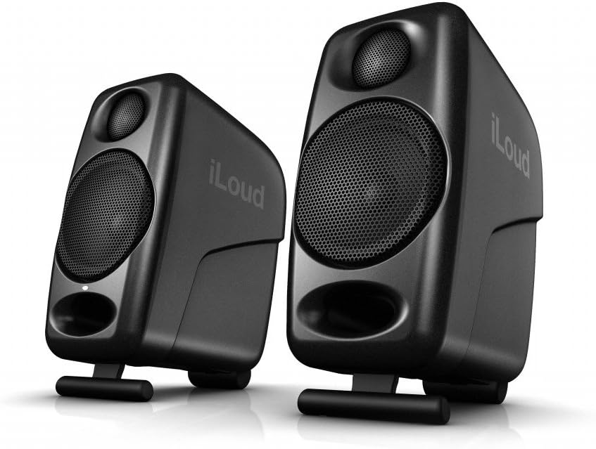 IK Multimedia Black iLoud Micro Monitor Pair for High - Fidelity Audio