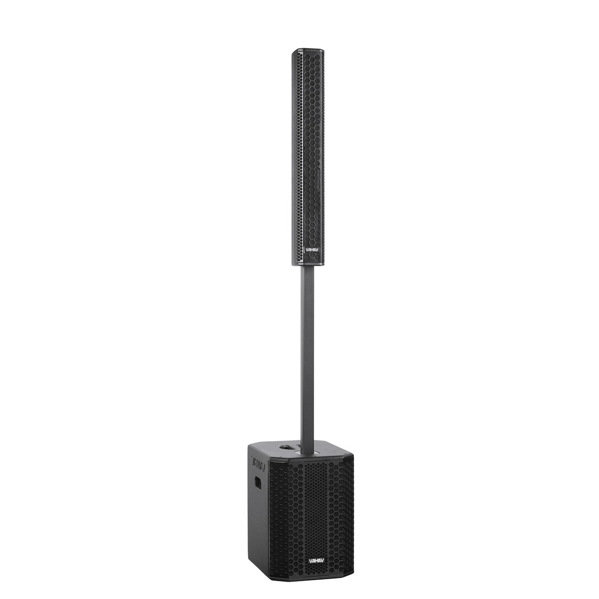VAMAV Xpectra1225 High - Performance 1600 - Watt Powered Column Public Address (PA) Speaker System