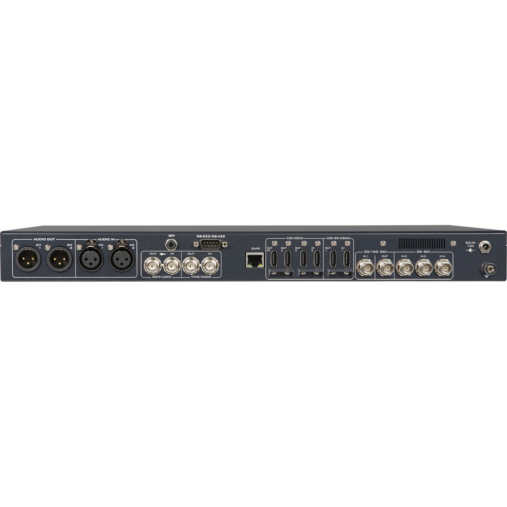 Datavideo HDR-90 Professional Rackmountable 1U ProRes 4K Video Recording Device for Broadcast and Cinematic Productions