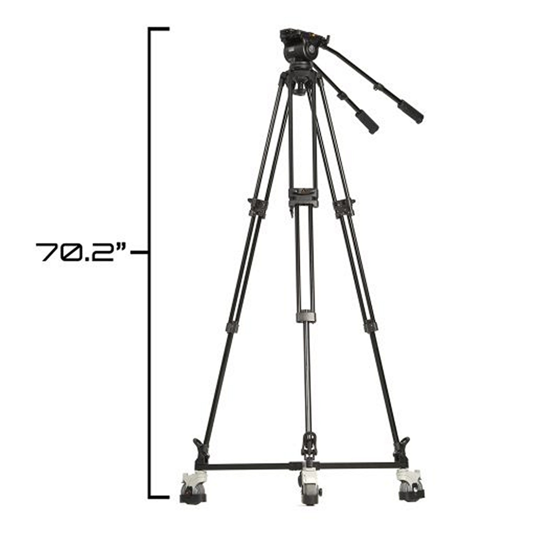 15-inch SDI Teleprompter Tripod Dolly All-in-One Bundle PT4500-TM-V3