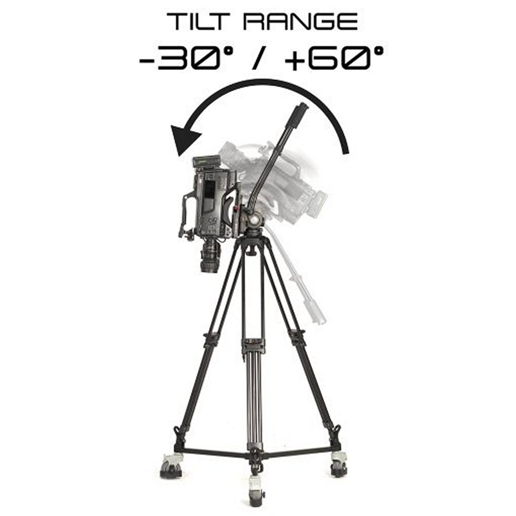 15-inch SDI Teleprompter Tripod Dolly All-in-One Bundle PT4500-TM-V3