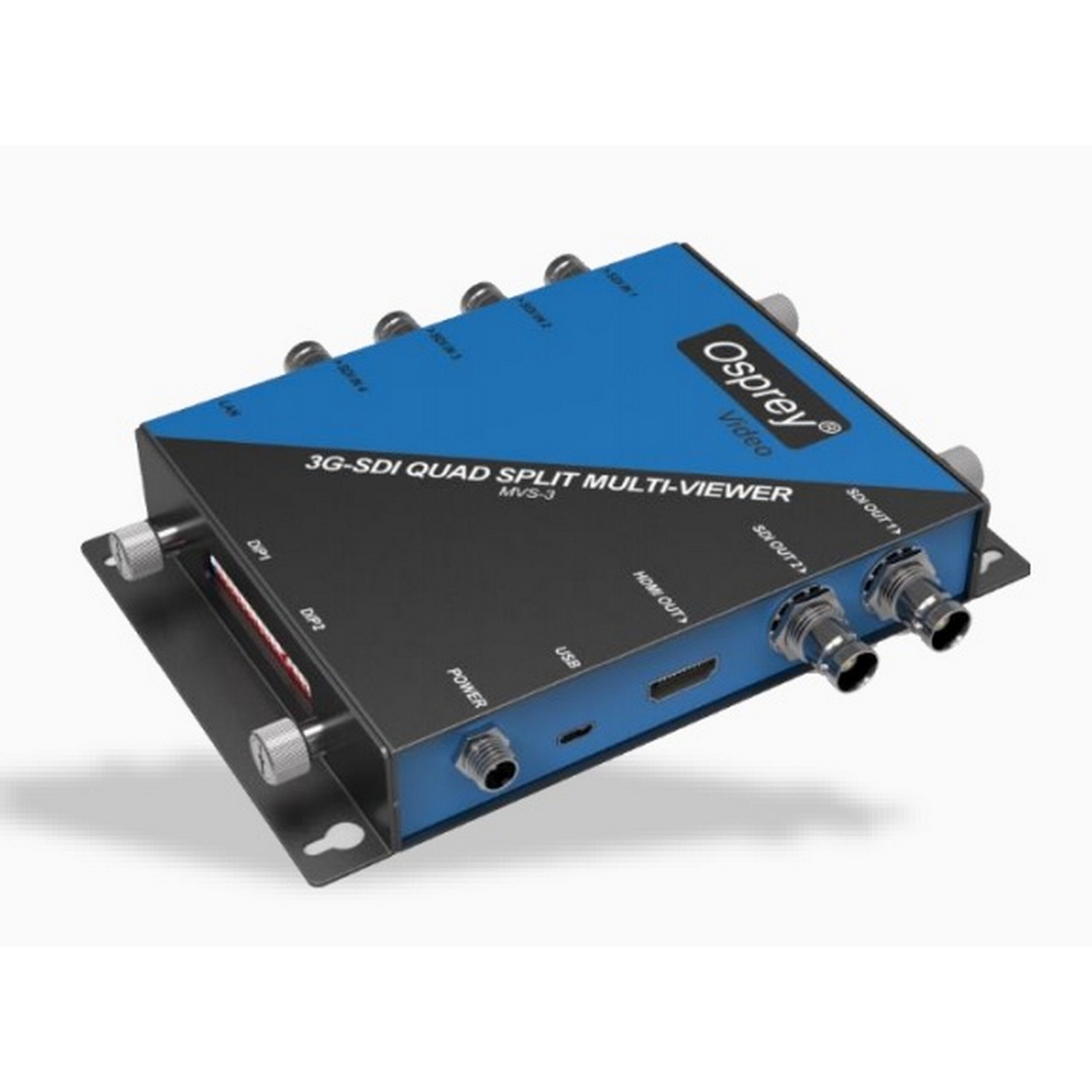 Osprey Video MVS-3: 4-Channel 3G-SDI to HDMI and SDI Scalable Multi-Viewer with Frame Rate Conversion