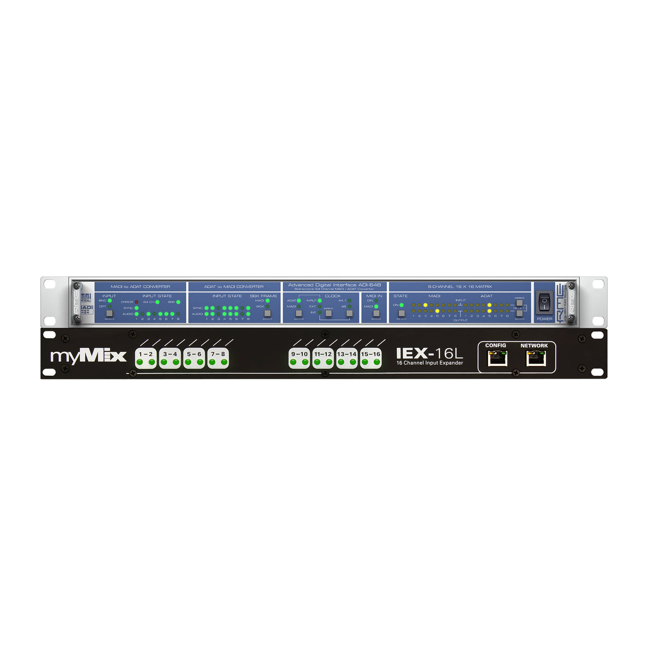 myMix MADI-16 Sixteen-Channel MADI Audio Interface for Professional Sound Systems