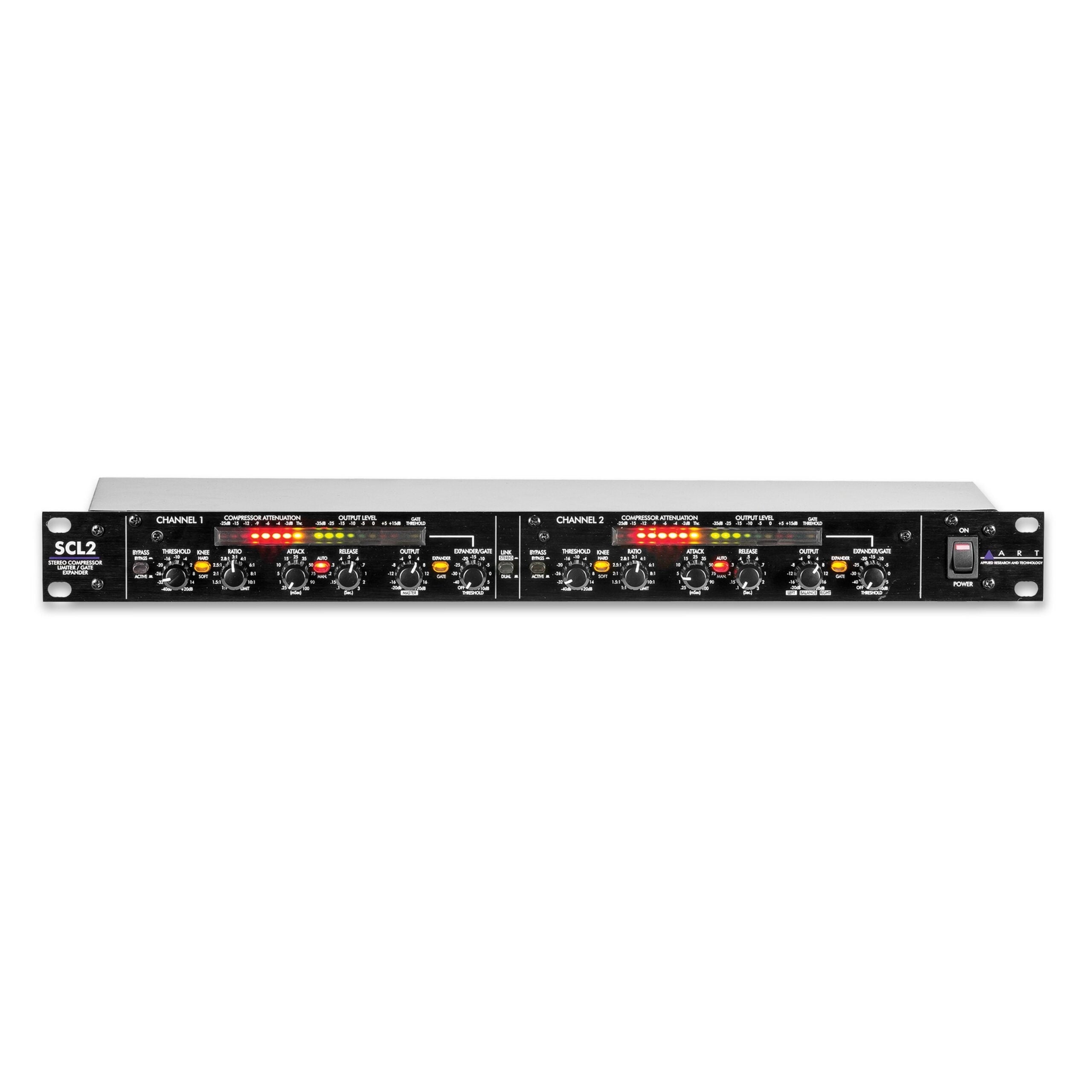 ART SCL2 Professional Stereo Audio Compressor and Limiter Device