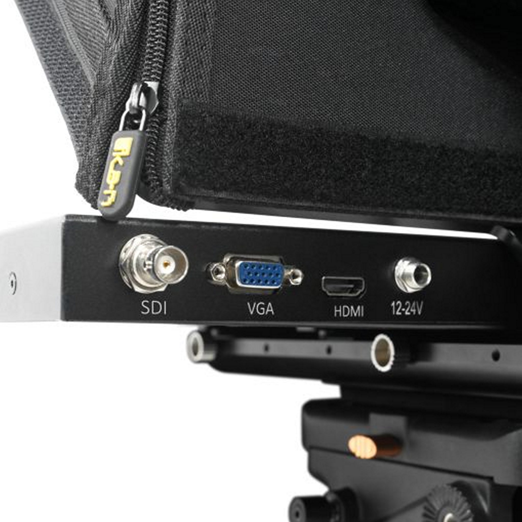 19-inch PTZ SDI Teleprompter Tripod Dolly Bundle for Professional Video Production