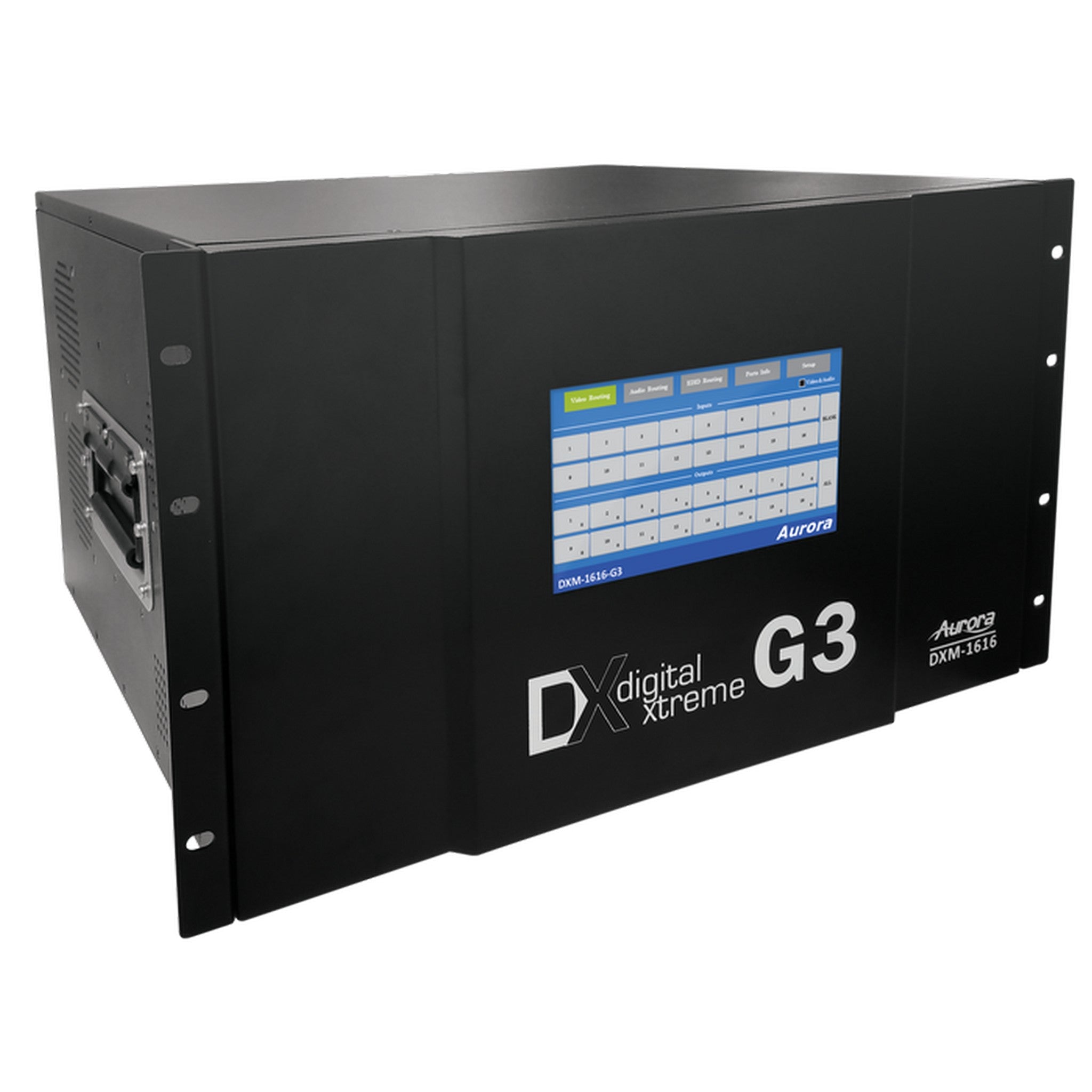Aurora DXM-1616-G3 4K Ultra High Definition 16x16 Digital Modular Matrix Switcher for Multimedia Applications