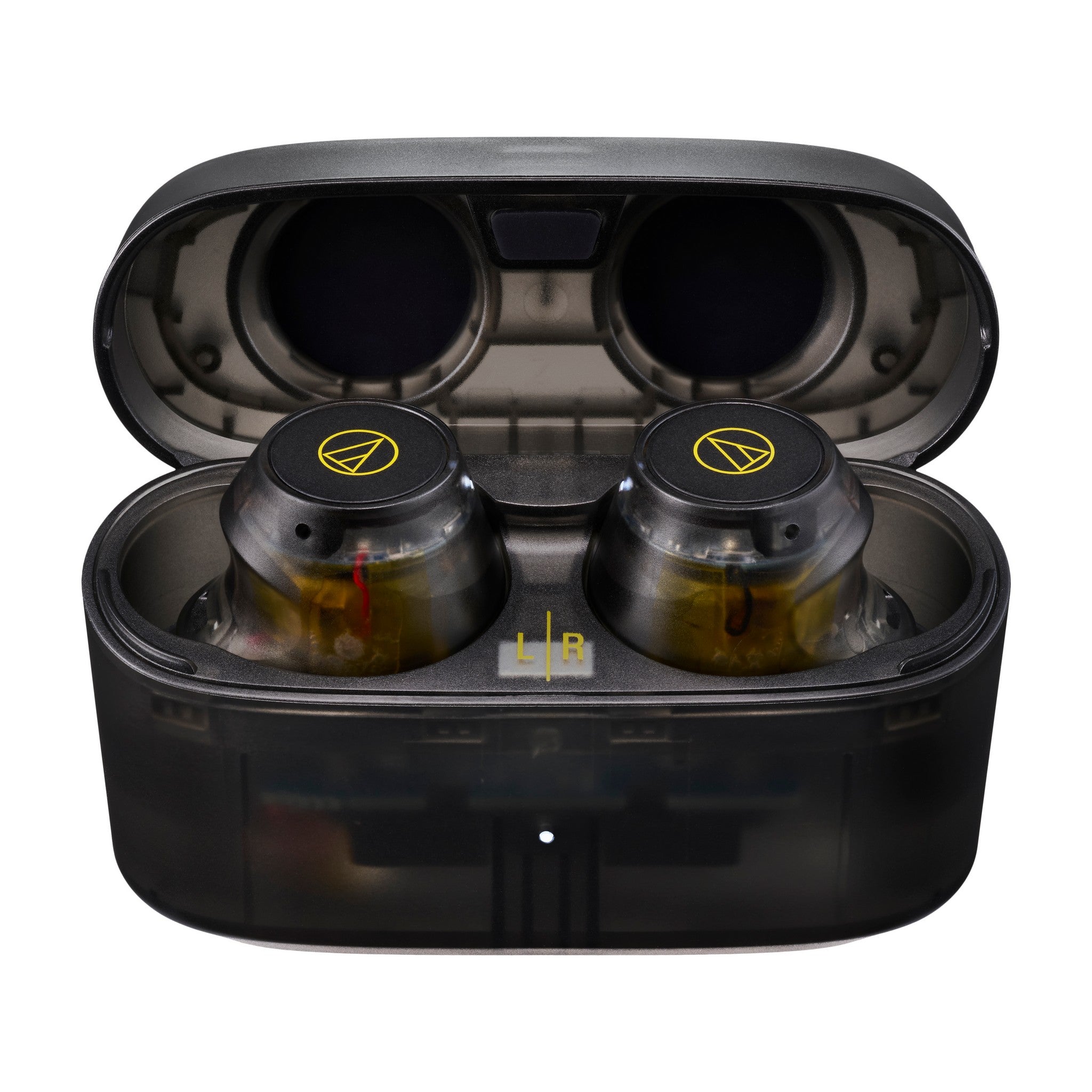 Audio-Technica ATH-CKS30TW+ Translucent Black Wireless In-Ear Earbud Headphones for High-Quality Sound