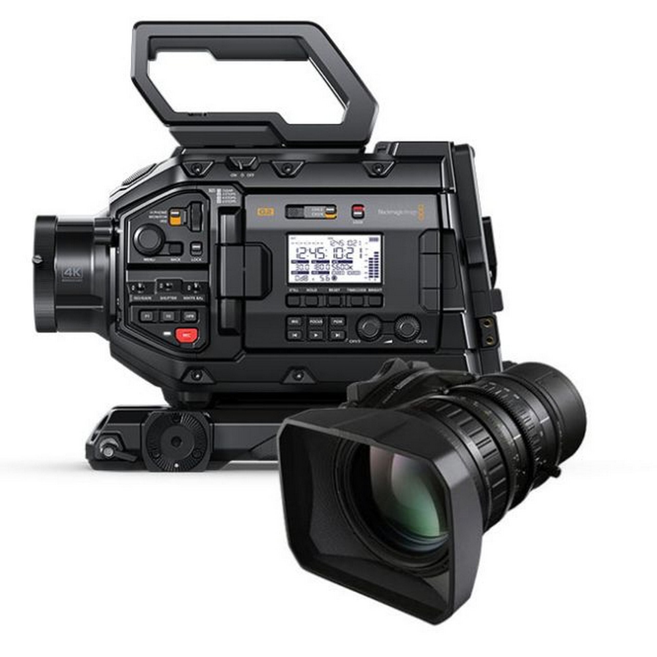 Blackmagic Design URSA Broadcast G2 Camera Bundle with LA16x8BRM-XB1A Professional Broadcast Lens
