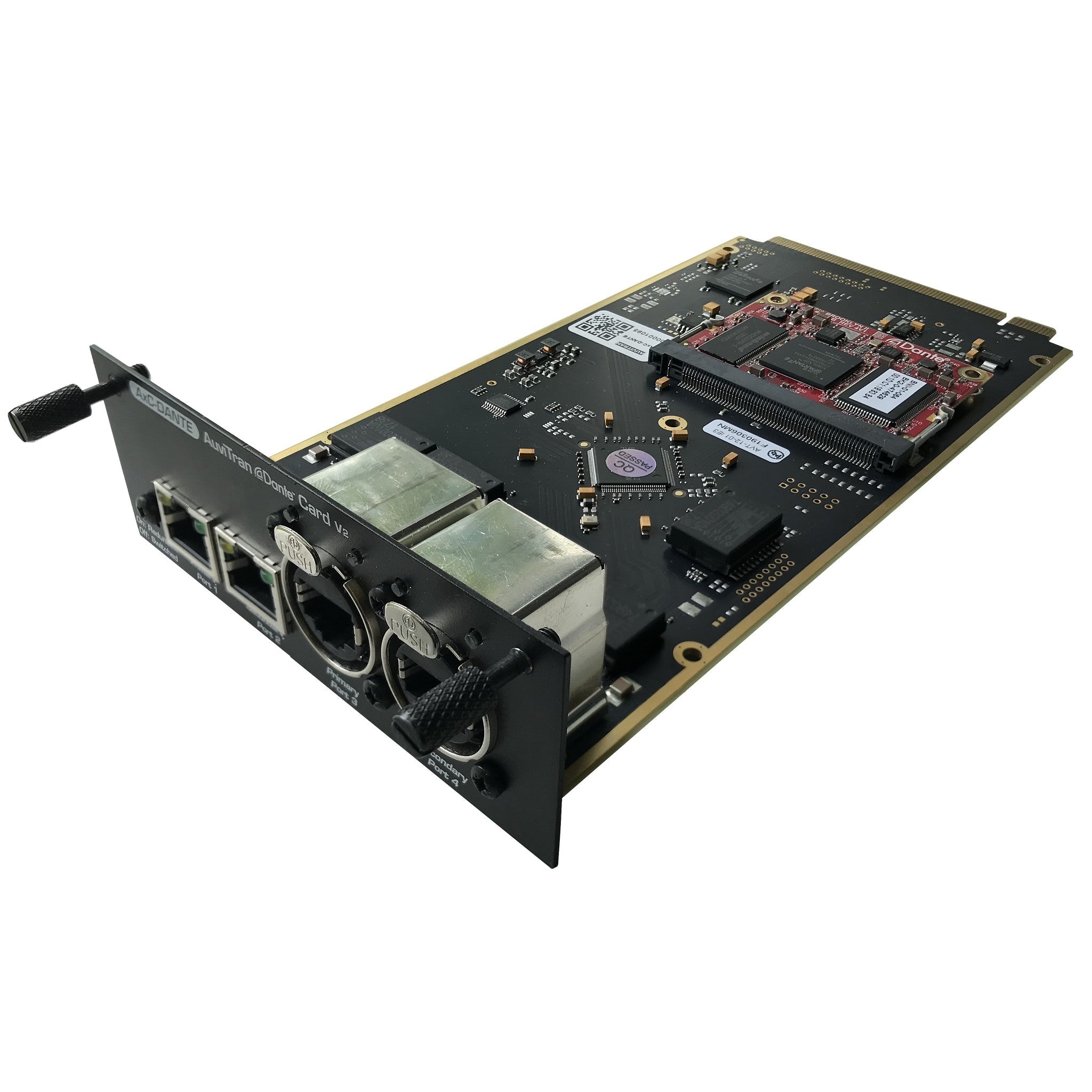AuviTran AxC-DANTE 64 Input/Output Dante Audio Interface Card for Professional AuviTran Audio ToolBox System