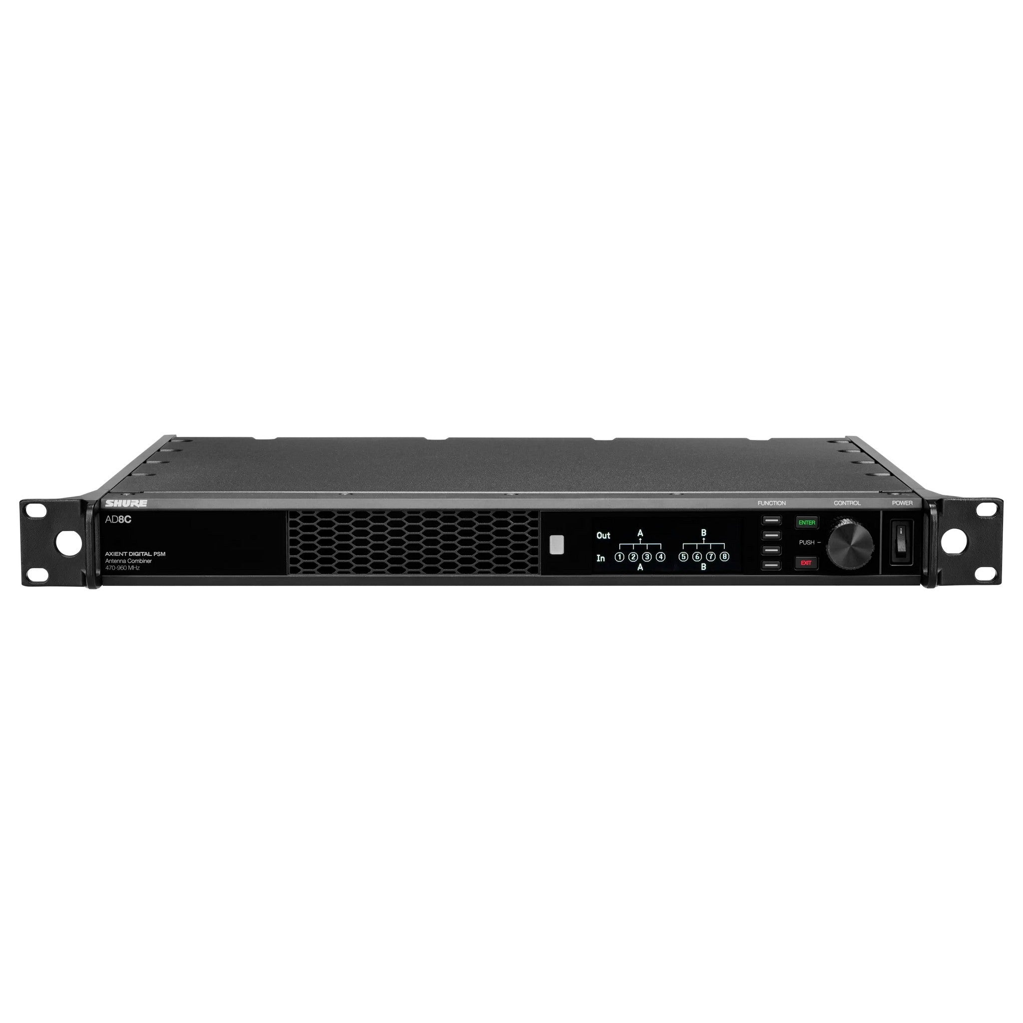 Shure AD8C Axient Digital Professional PSM 8-Port Antenna Combiner for 470 - 960 MHz Frequency Range