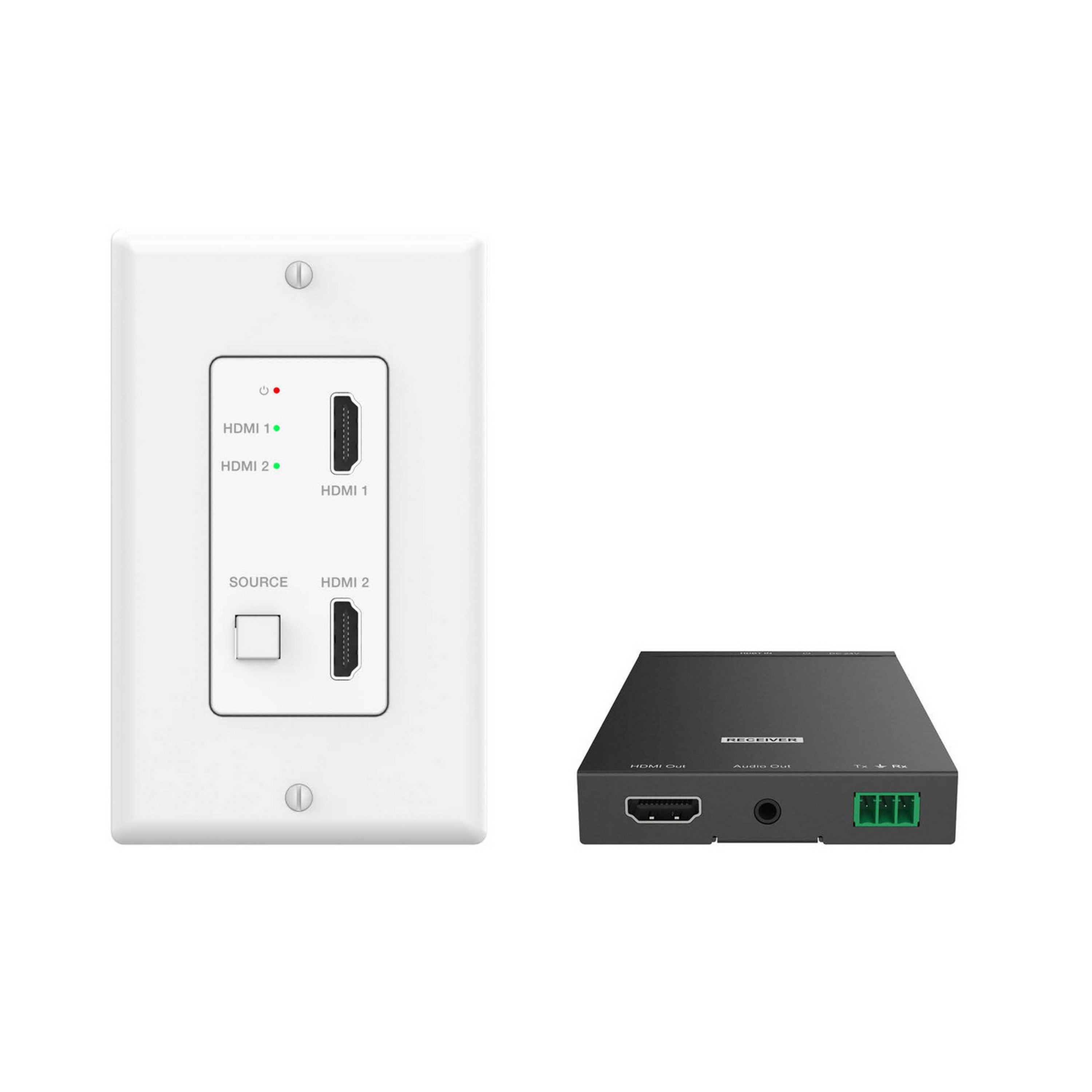 DigitaLinx DL-2H-WPKT-H2 High - Performance 4K Auto - Switching HDMI Wall Plate Extension Kit for Enhanced Video Transmission