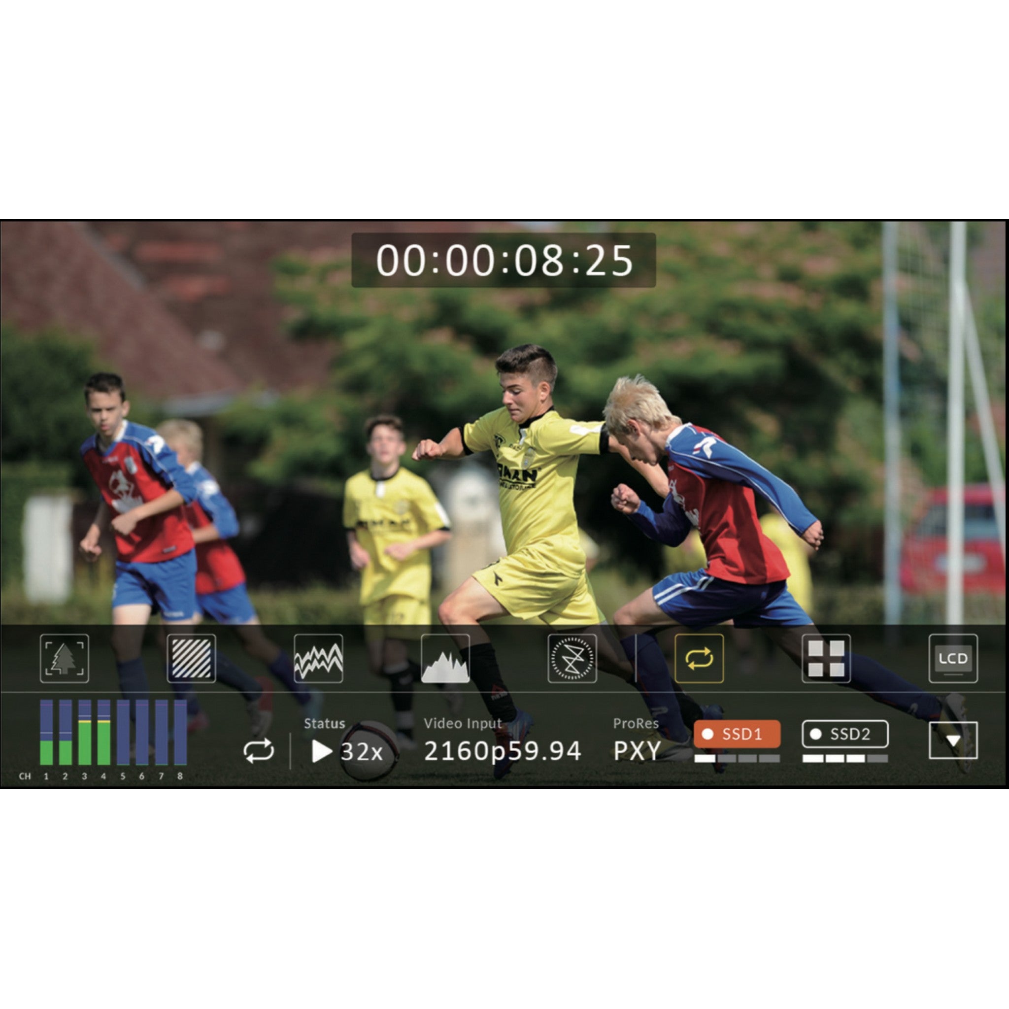 Datavideo HDR-90 Professional Rackmountable 1U ProRes 4K Video Recording Device for Broadcast and Cinematic Productions