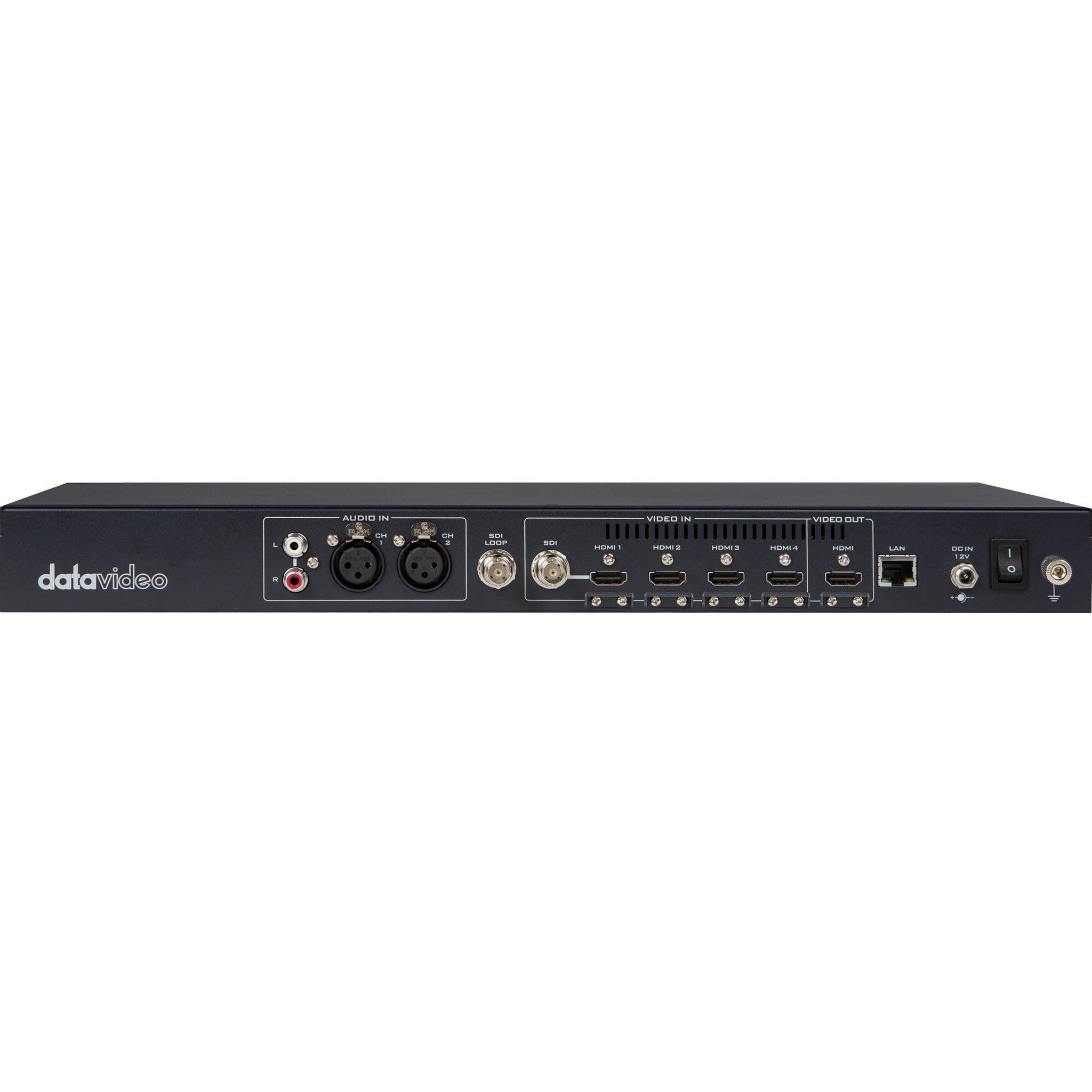 Datavideo NVS-40D: 4-Channel Streaming Encoder/Recorder with High-Speed SSD