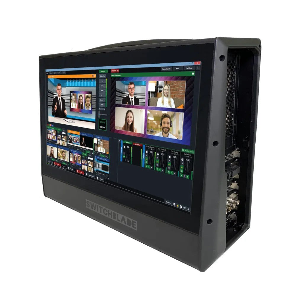 Switchblade Systems Turbo Elite Plus 4-Input 12G-SDI and 12G-SDI/NDI Professional Video Production Switching Device