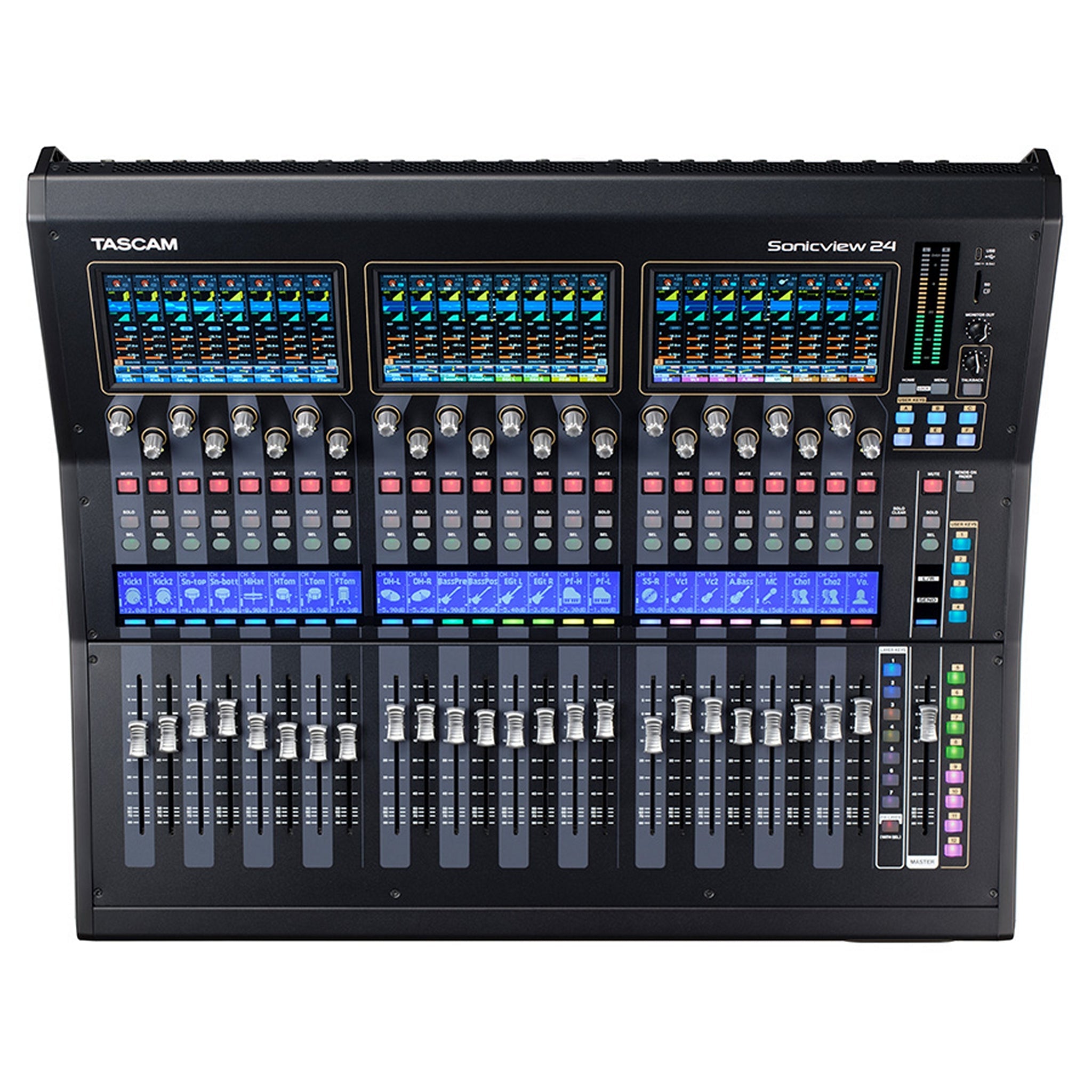 Tascam 24-Channel Digital Sonicview 24XP Recording and Mixing Console for Pros