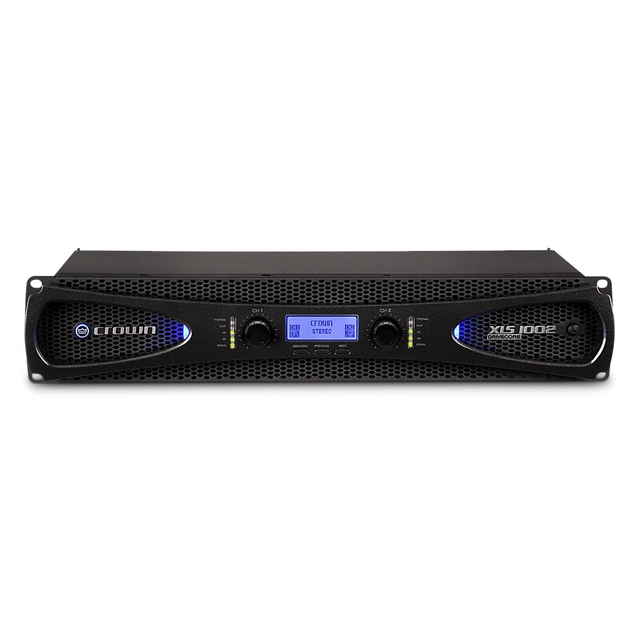 Crown XLS1002 DriveCore 2-Channel 350-Watt 4-Ohm Professional Power Amplifier for High-Quality Sound Systems