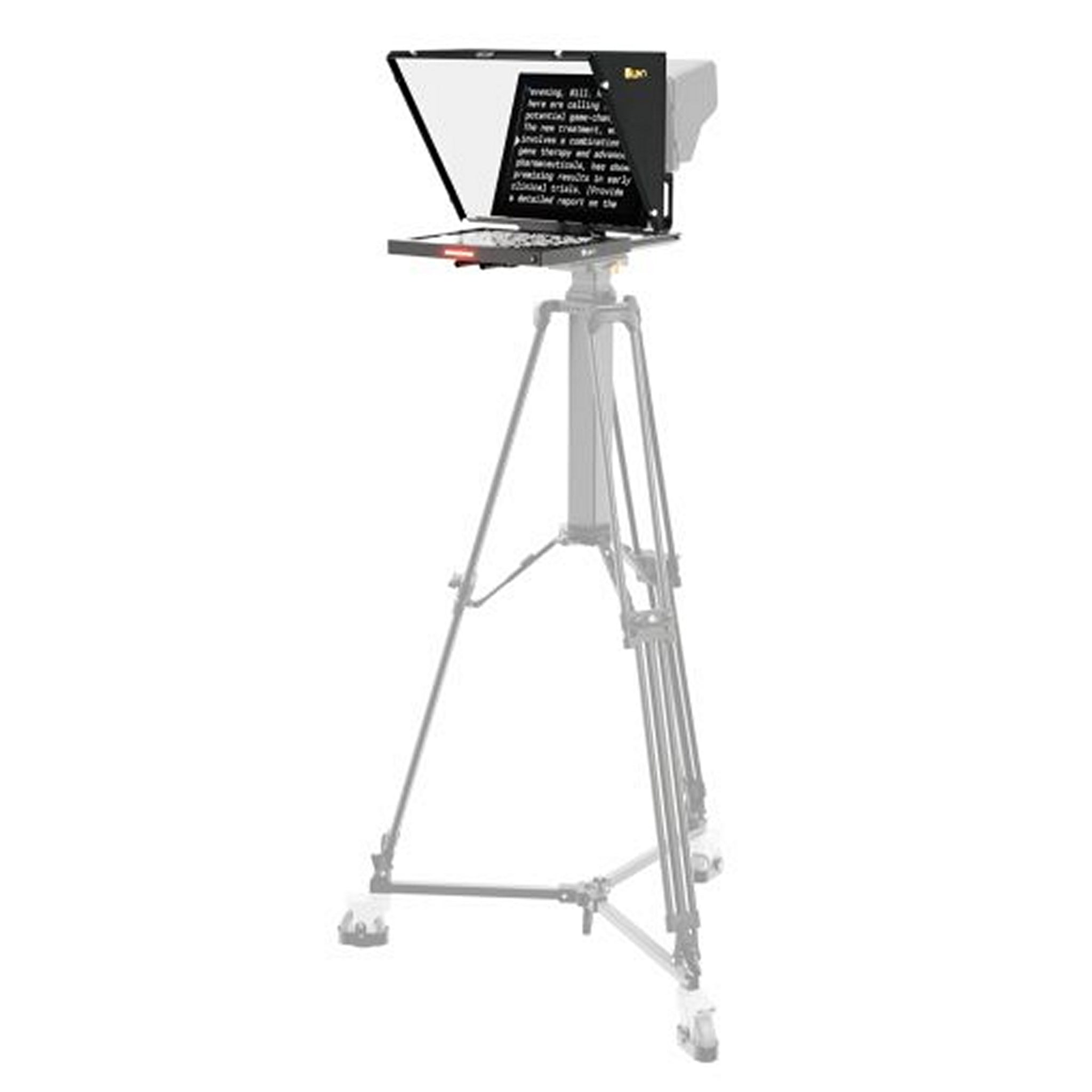 19-inch Ikan PT4500S-V3 PTZ SDI Professional Teleprompter with Tripod Dolly