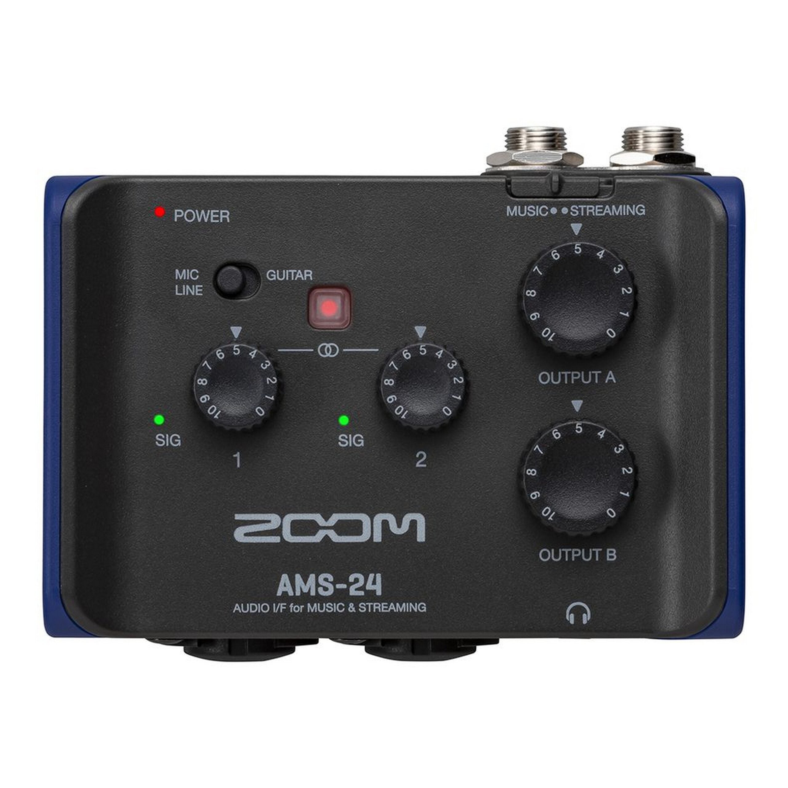 Zoom AMS-24 High-Performance 2-In/4-Out XLR/TRS Audio Interface for Streams & Sessions