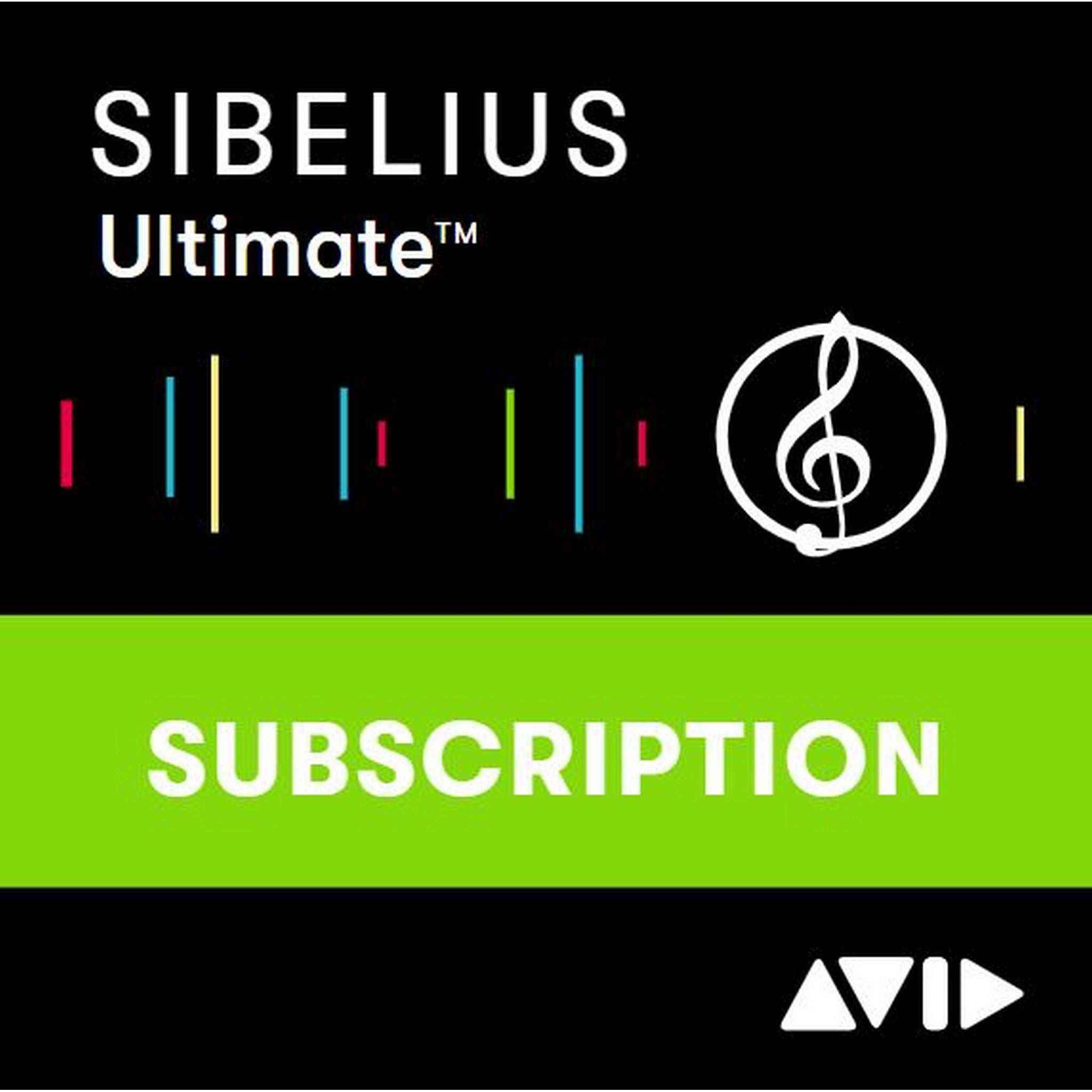 Avid Sibelius Ultimate Professional Music Notation Software - One-Year Digital Subscription