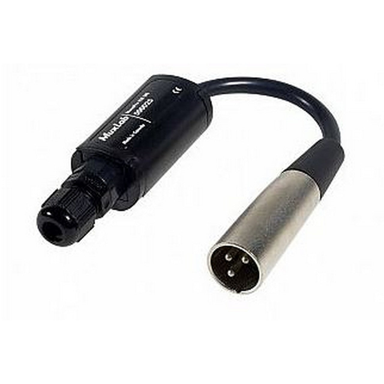 MuxLab 500025 Monopro Heavy - Duty XLR Male Balun for Professional Audio