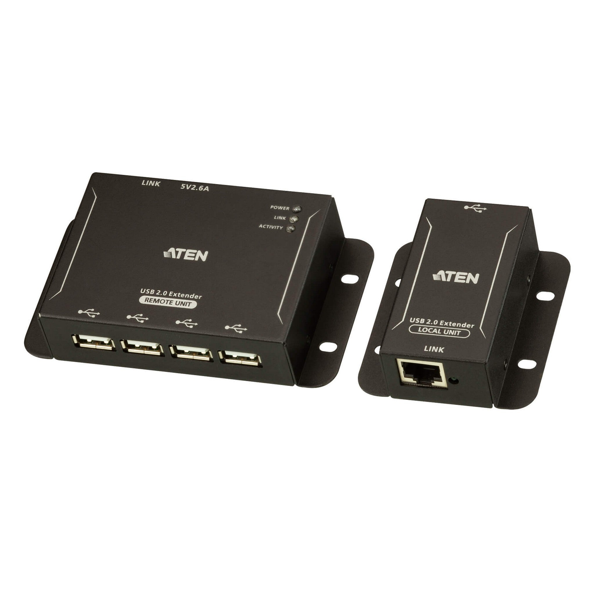 ATEN UCE3250 Four-Port USB 2.0 Category 5 USB Extender and Hub Device