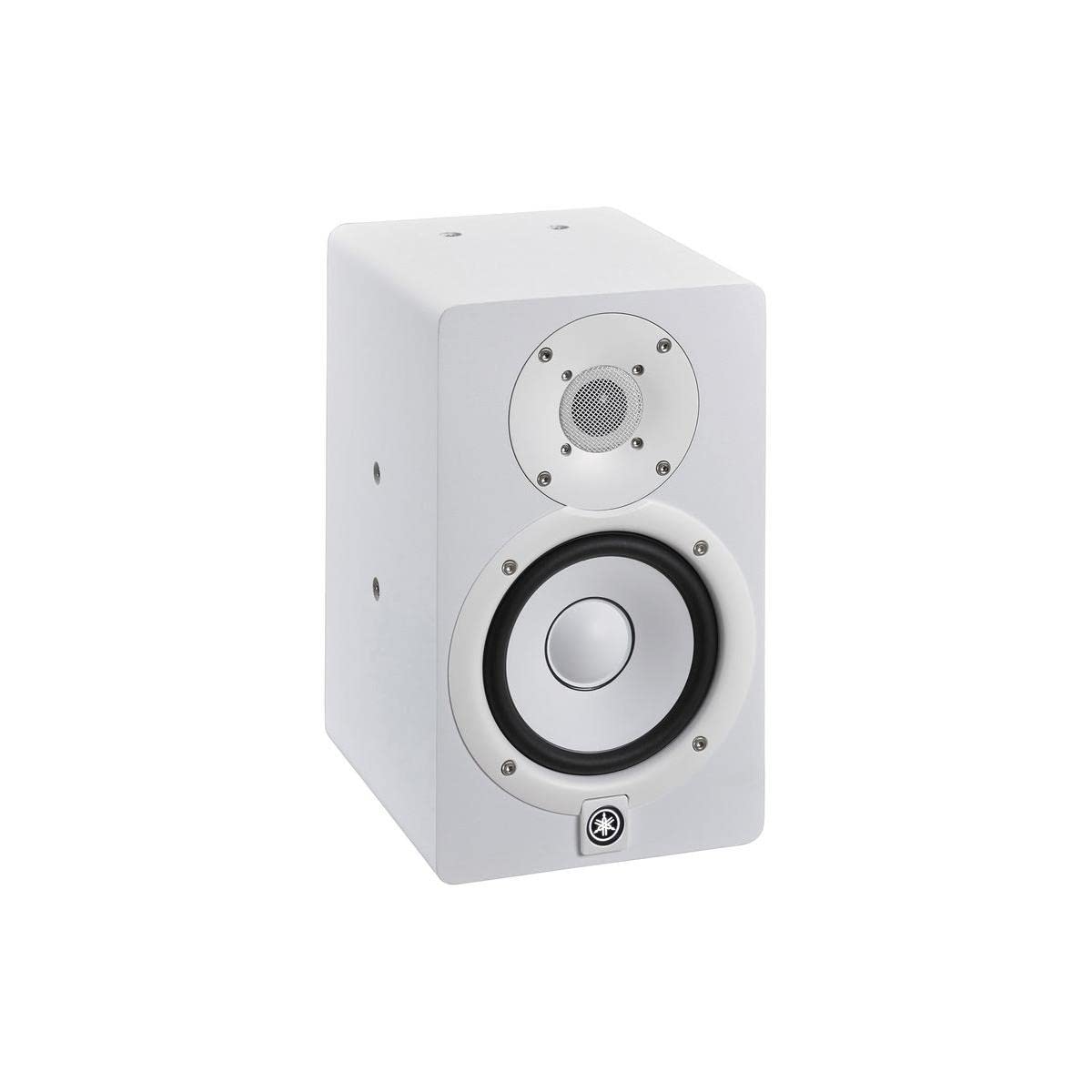 Yamaha HS5IW White 2-Way Bi-Amplified Powered Studio Monitoring Speakers for Professional Audio Production
