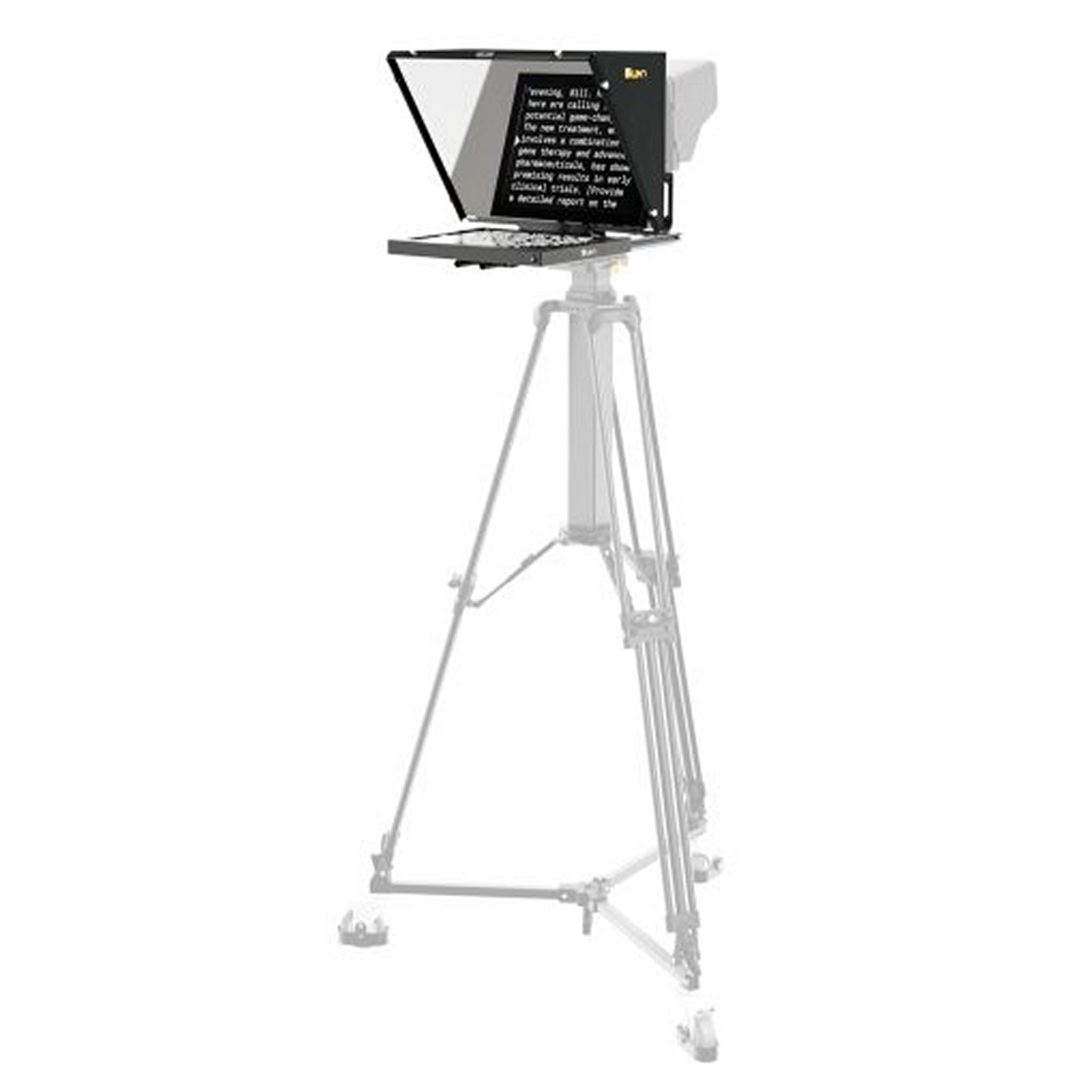 19-inch Ikan PT4500-V3 High-Performance PTZ Teleprompter Pedestal Dolly System