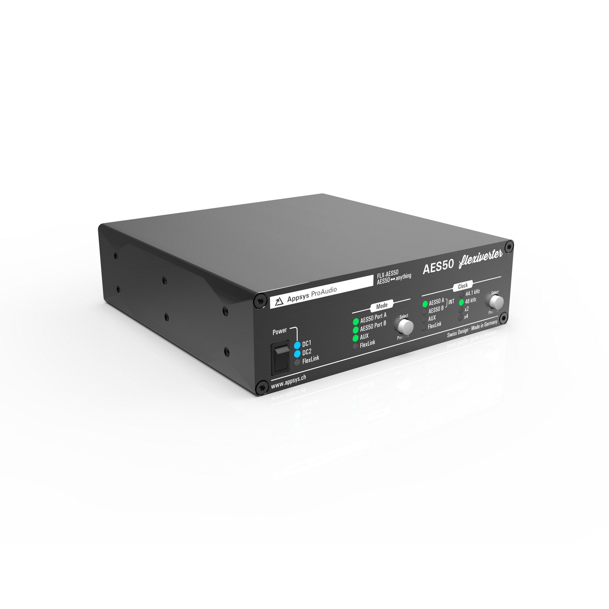 Appsys High - Performance Flexiverter AES50 96x96 Digital Audio Converter