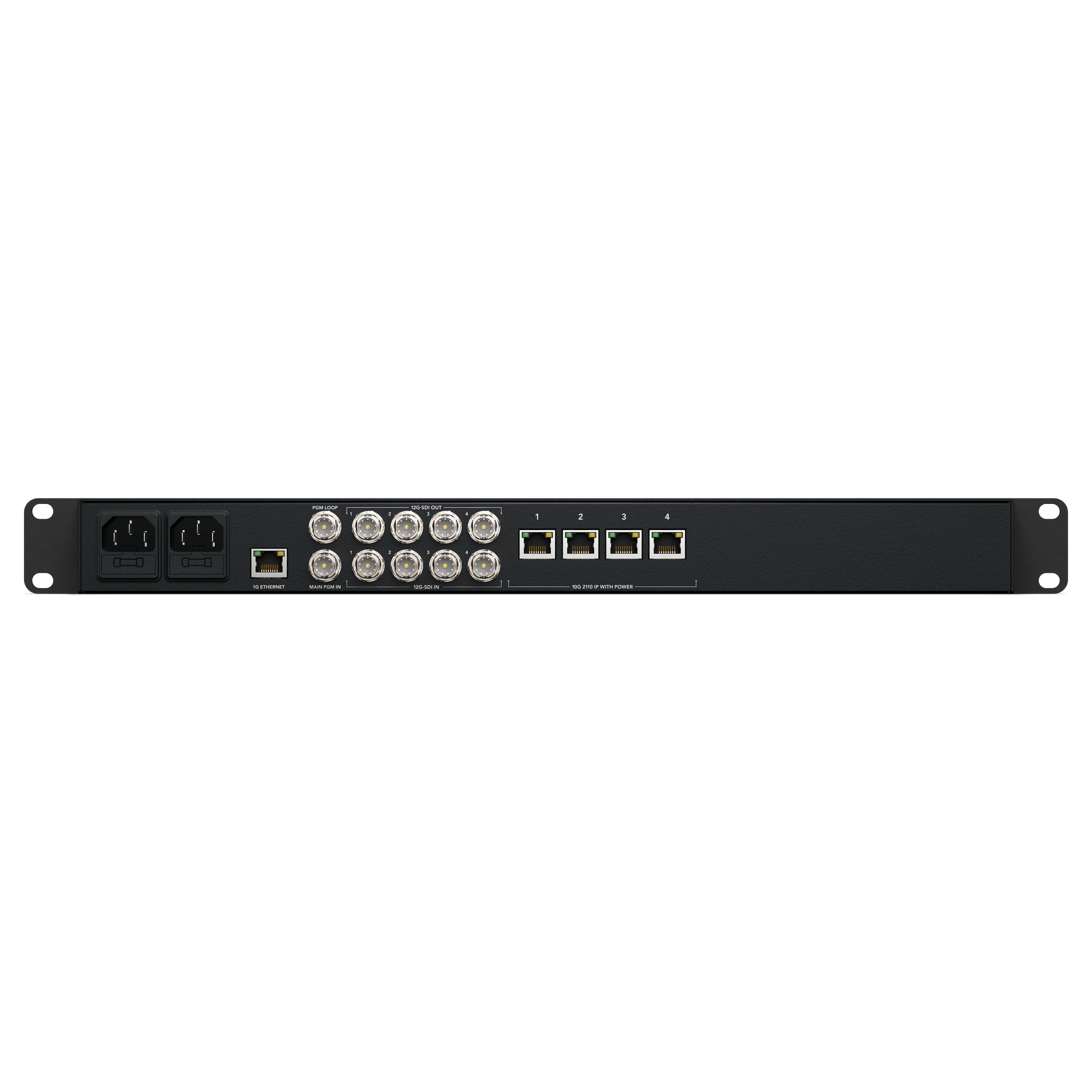 Blackmagic Design 4x12G PWR 12G-SDI to SMPTE-2110 High-Efficiency IP Video Converter