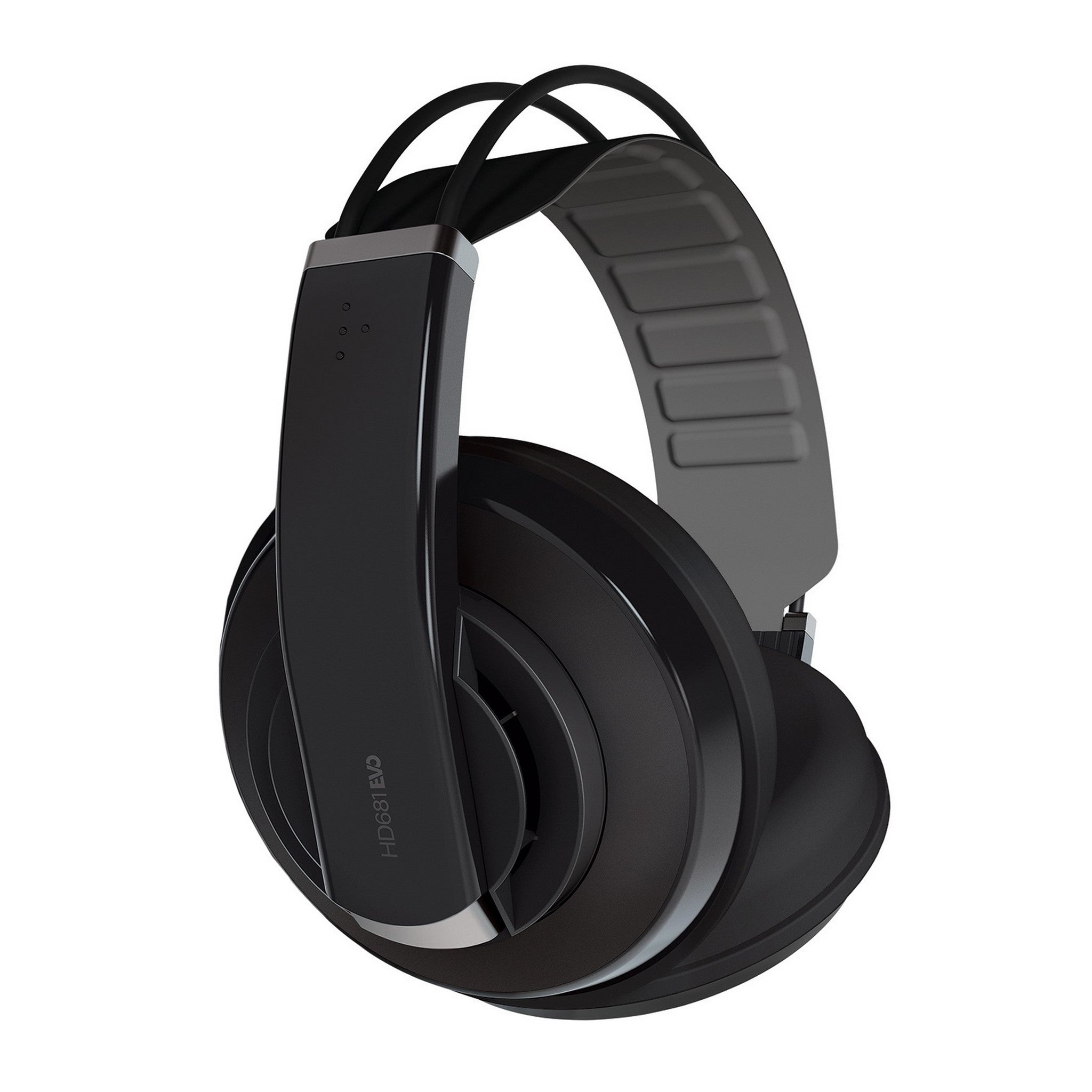 Superlux HD-681 EVO Semi-Open Circumaural Dynamic Professional Monitoring Headphones in Classic Black Color
