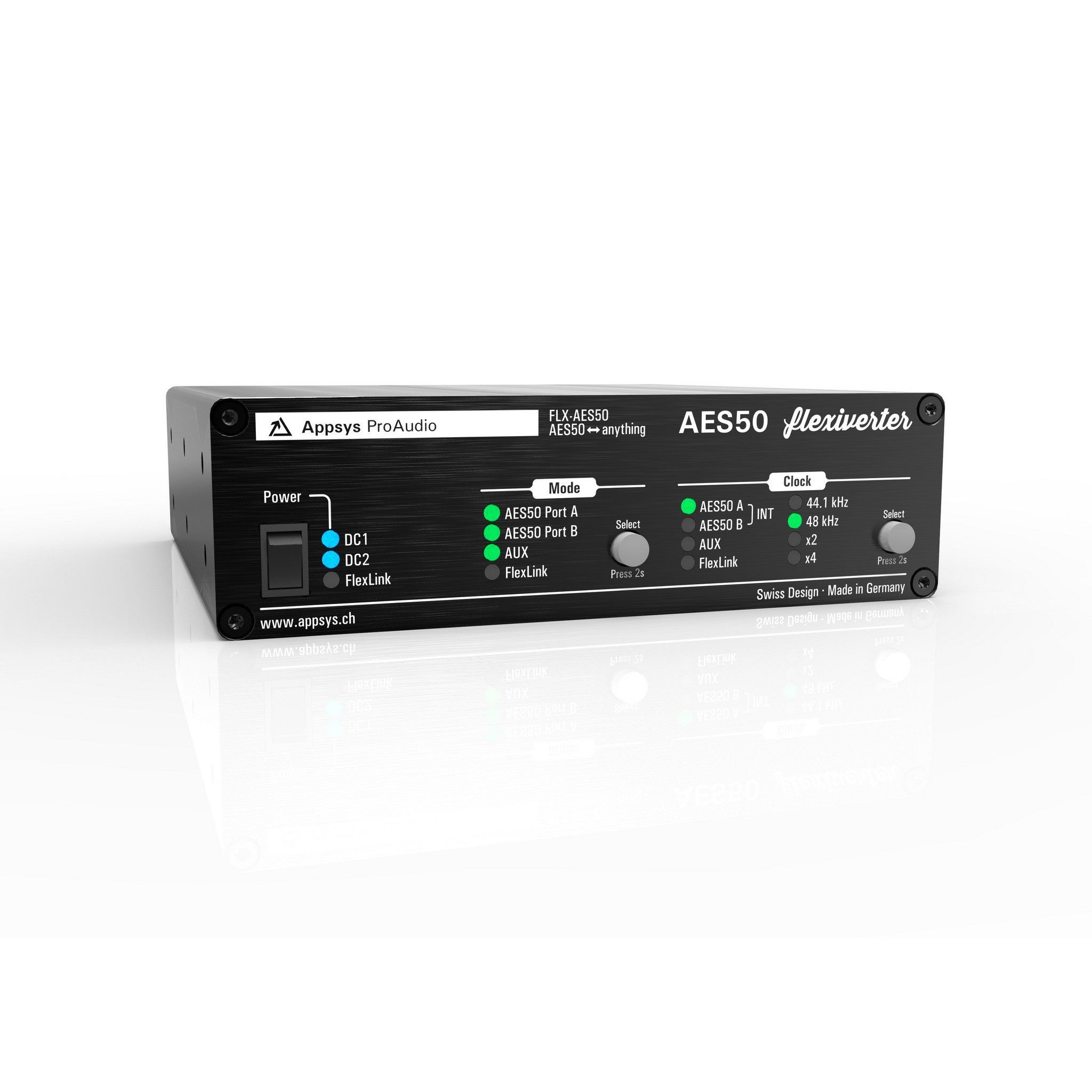 Appsys High - Performance Flexiverter AES50 96x96 Digital Audio Converter