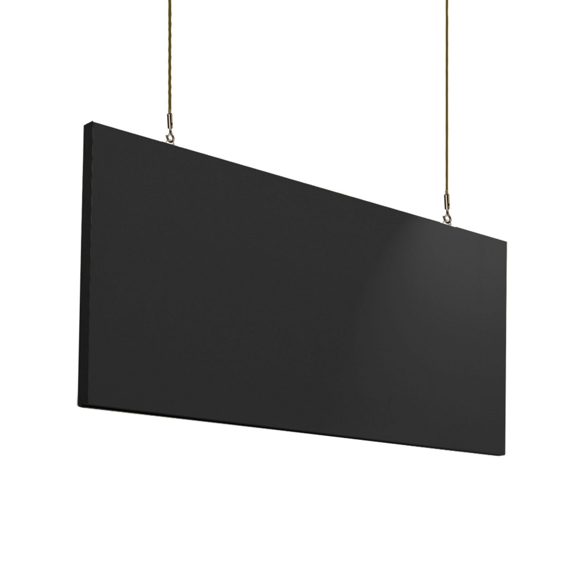 2-Pack Black Primacoustic Saturna Broadway Hanging Acoustic Baffle, 24x48x1.5-Inch