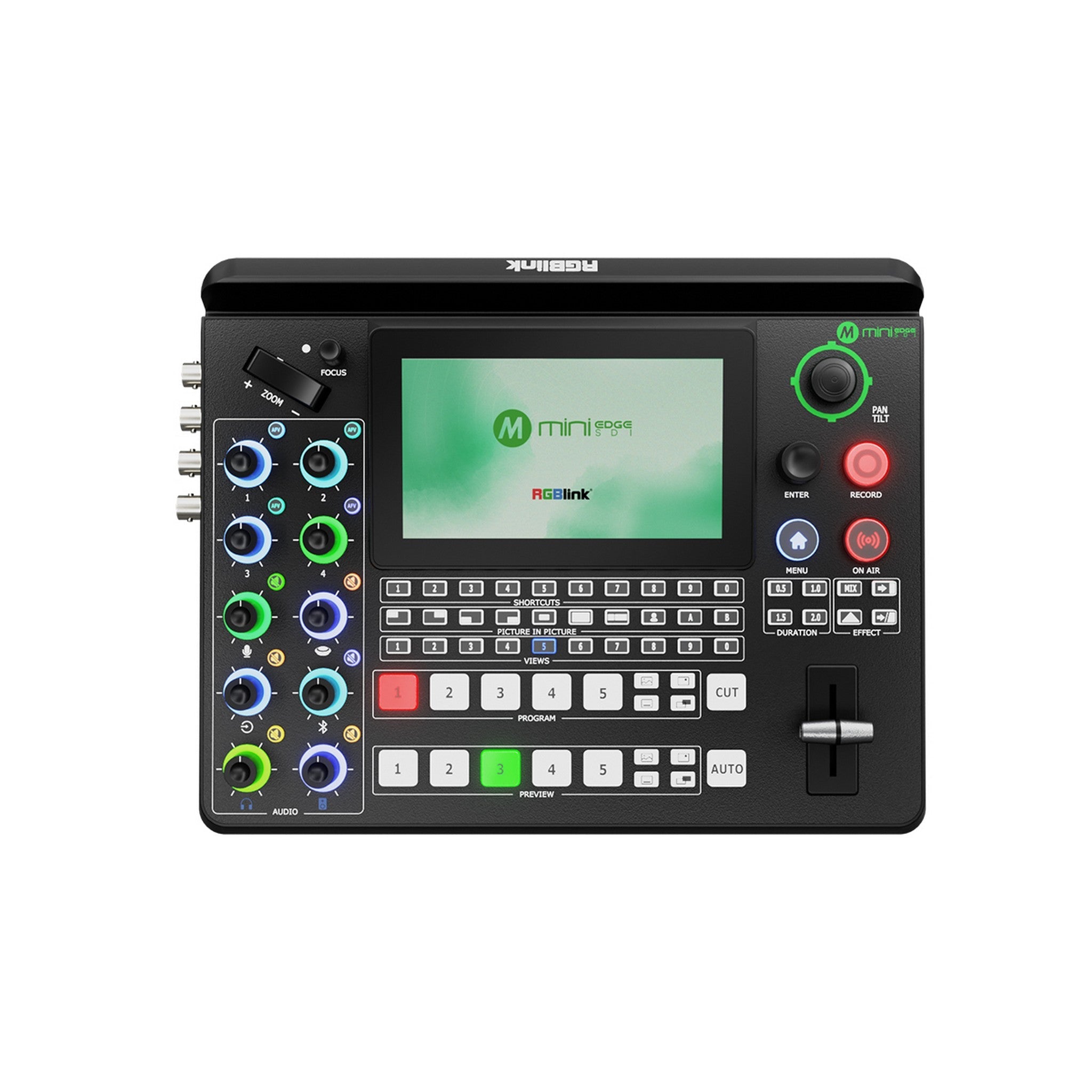 RGBlink Mini-Edge SDI: 5.5-Inch Compact All-In-One SDI Video Switcher for Professionals