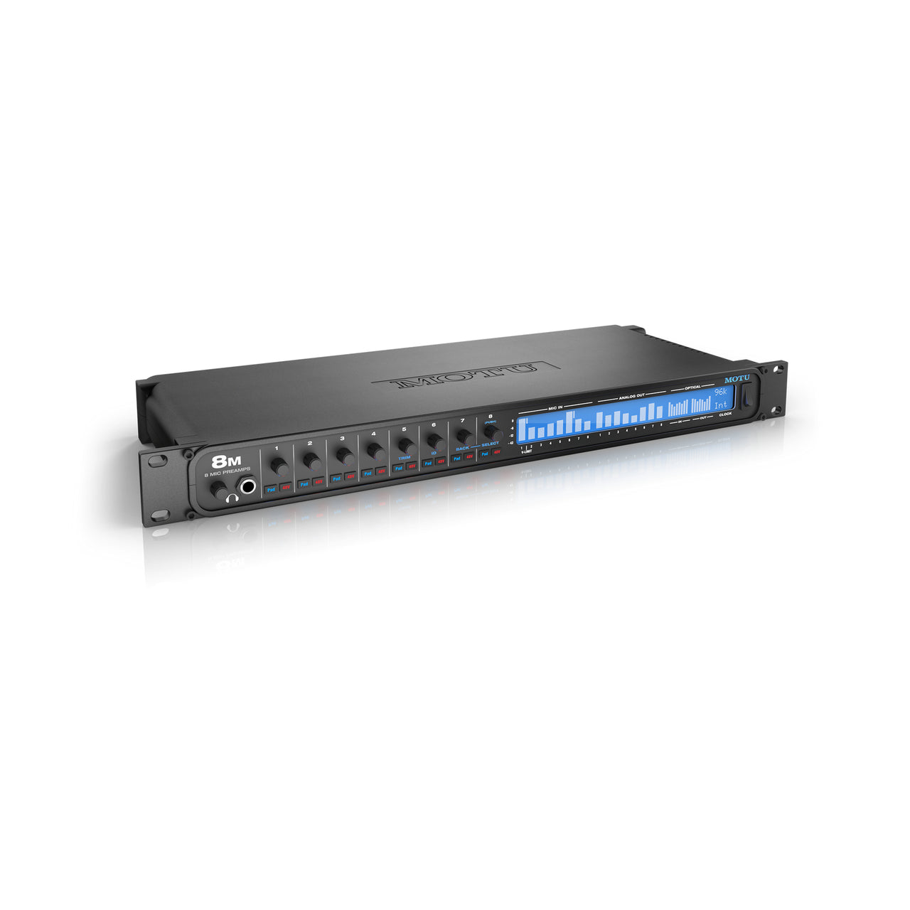 MOTU 8M: High - Performance 8 Mic Preamp Audio Interface with Thunderbolt, AVB, Ethernet & USB