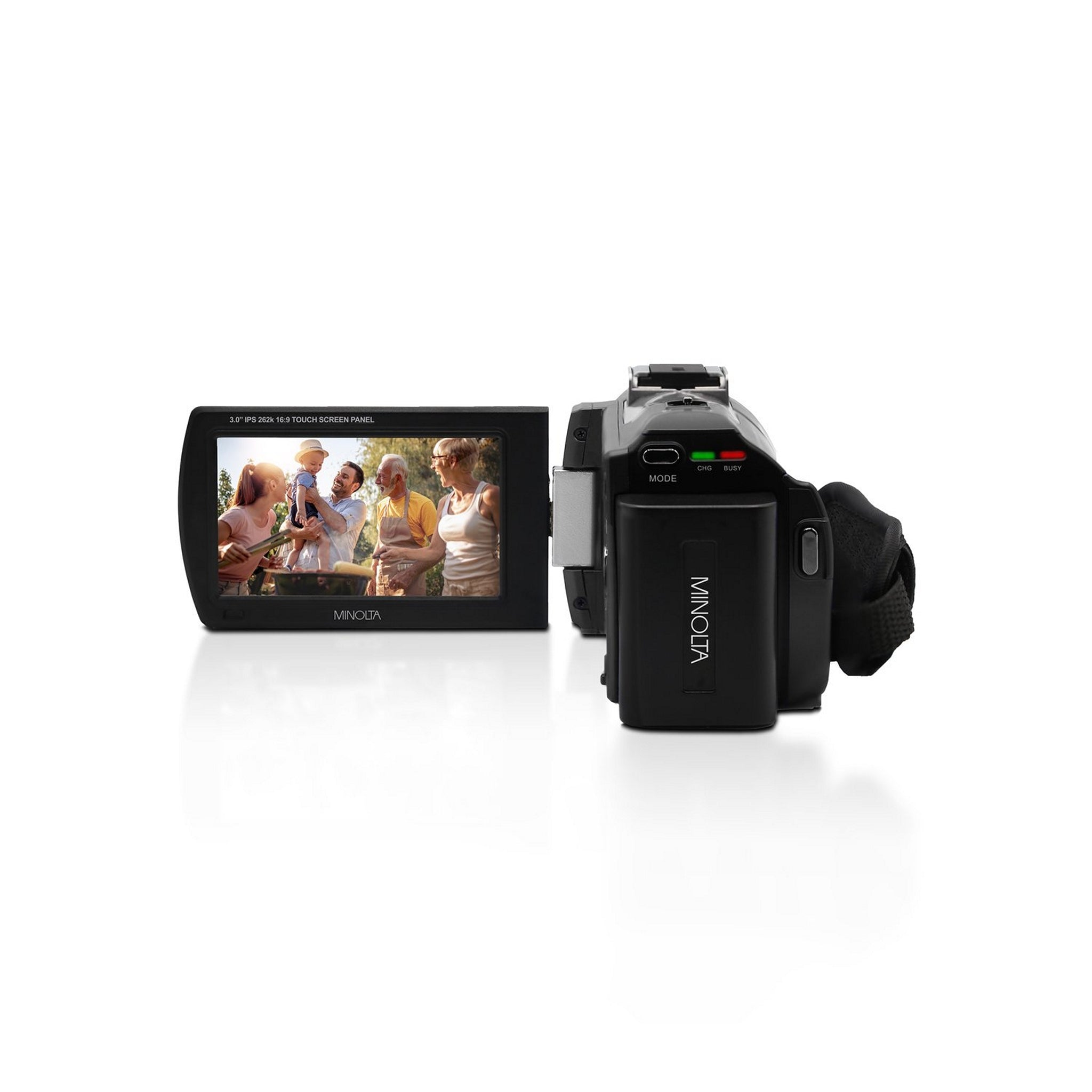Minolta MN2K50NV Black 2.7K Ultra High Definition 48 Megapixel Night Vision Video Recording Camcorder