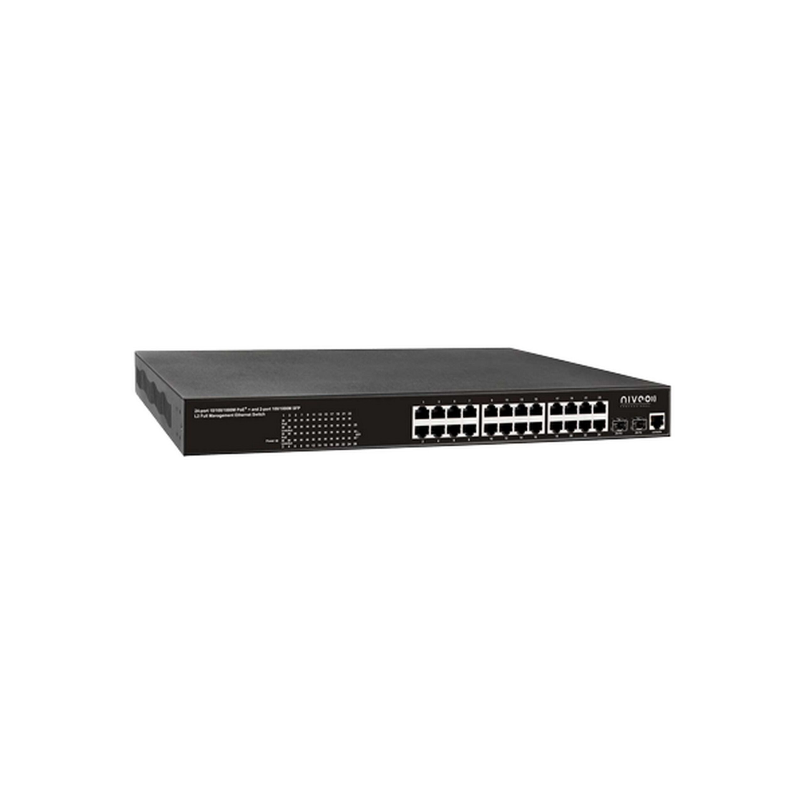 Niveo NGSME24T2H 24-Port Gigabit Ethernet Full Layer 2 Plus Managed Network Switcher