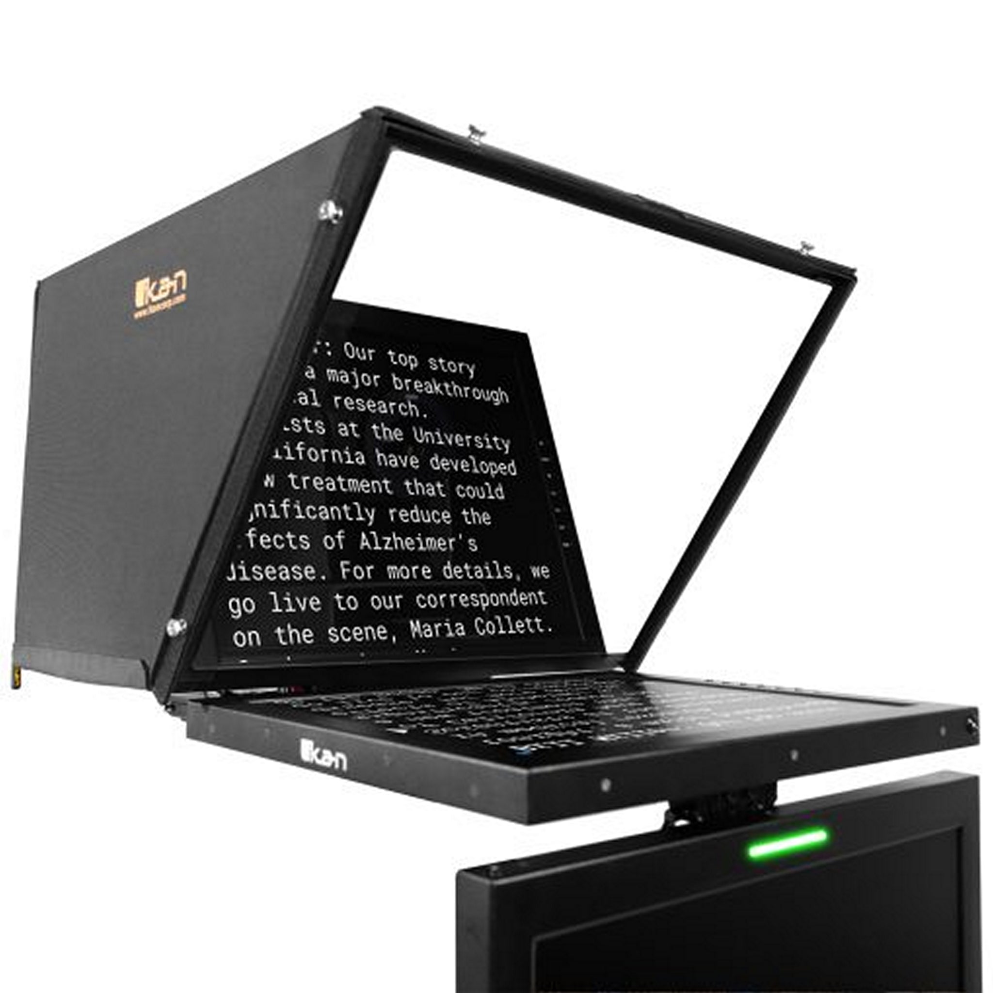 15 - inch SDI Travel - Ready Teleprompter Kit with PTZ Function and Tripod - Ikan PT4900S - PTZ - TM - V2