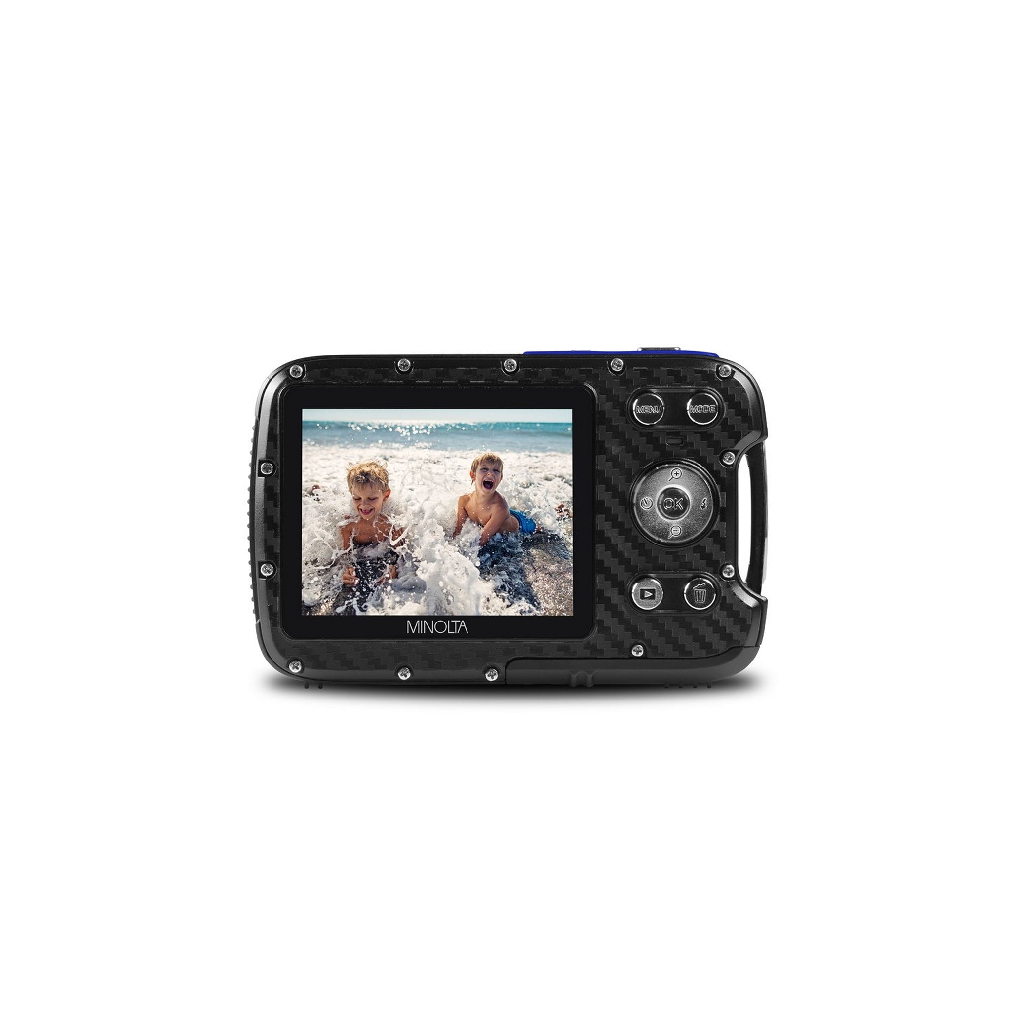 Blue Minolta MN30WP 21MP 1080P HD Compact Waterproof Digital Camera