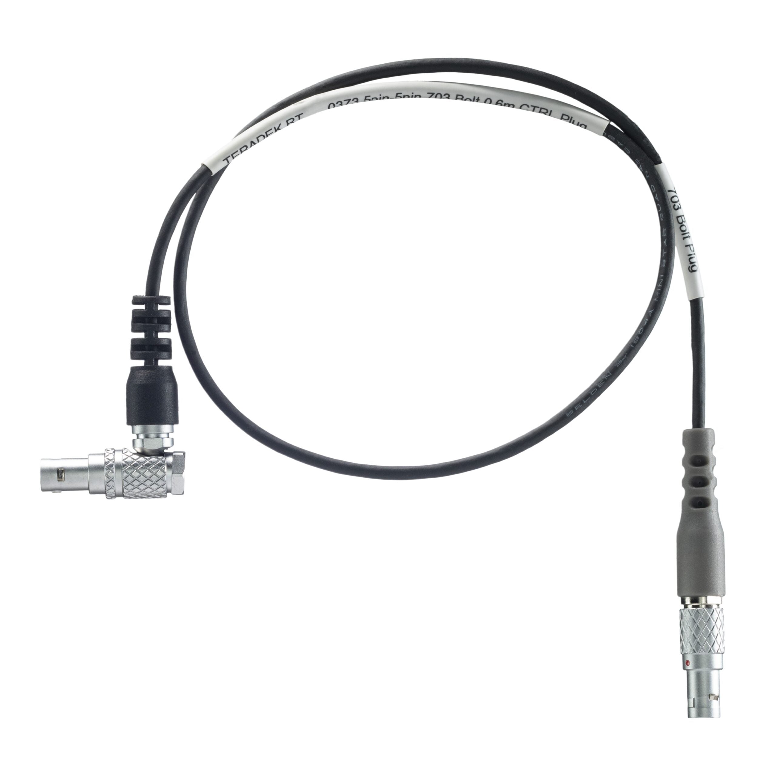 Teradek 0.6 - Meter 5 - Pin to 5 - Pin 703 Bolt Connecting Cable